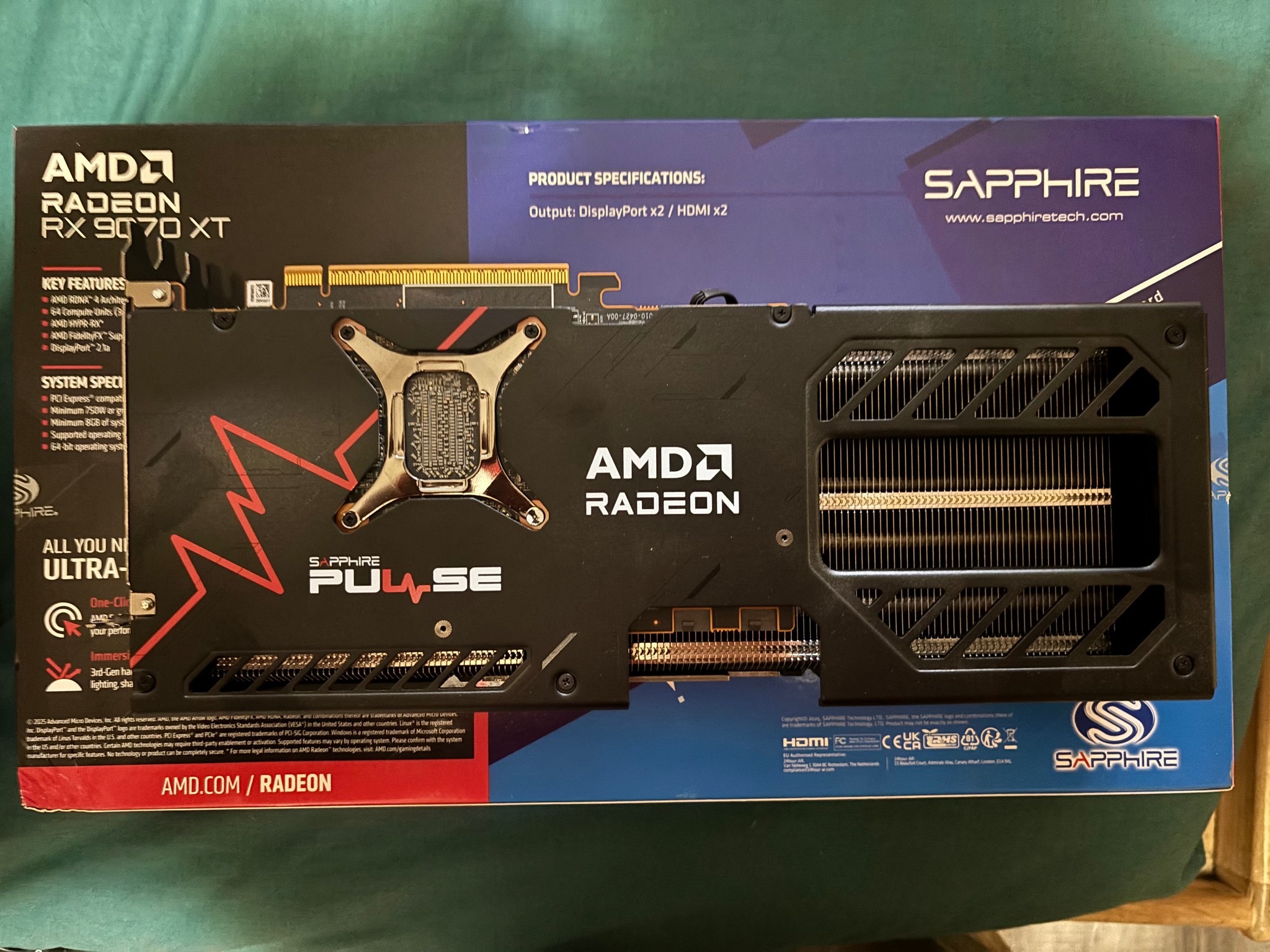 Sapphire Pulse AMD Radeon 9070 XT
