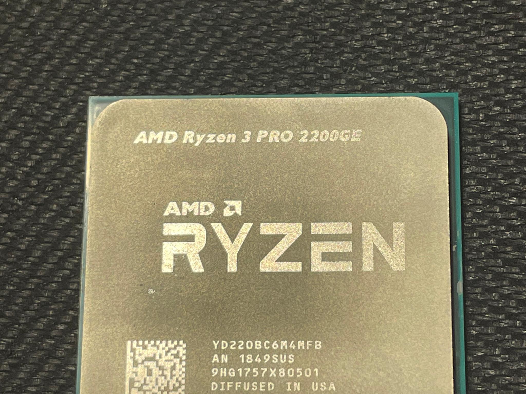 AMD Ryzen 3 2200GE PRO (4-Core, 4-Thread)