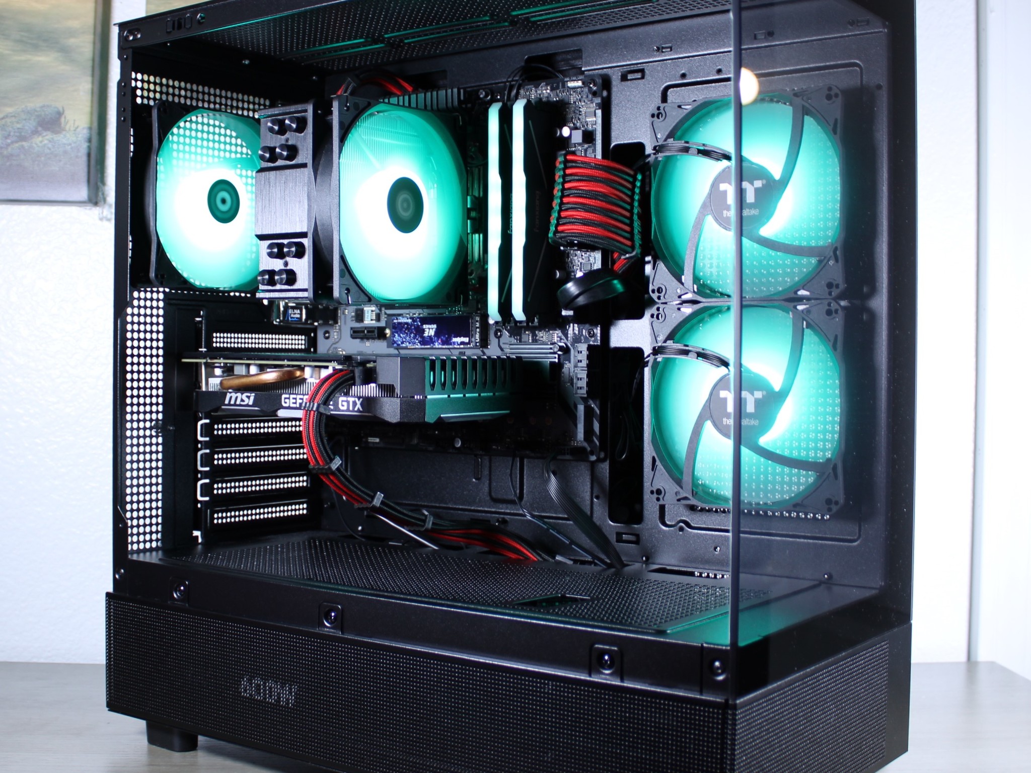 ⚫️🔴 GAMING PC!! | GTX 1660 Super | Ryzen 5 2600 | RGB 16GB Ram | 1TB NVME | Win 11 Activated | WIFI