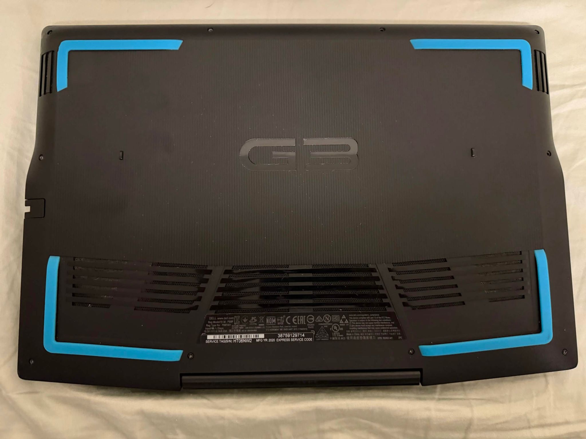 2020 Dell G3 Gaming Laptop - 1660Ti Max Q GPU, 960GB Storage