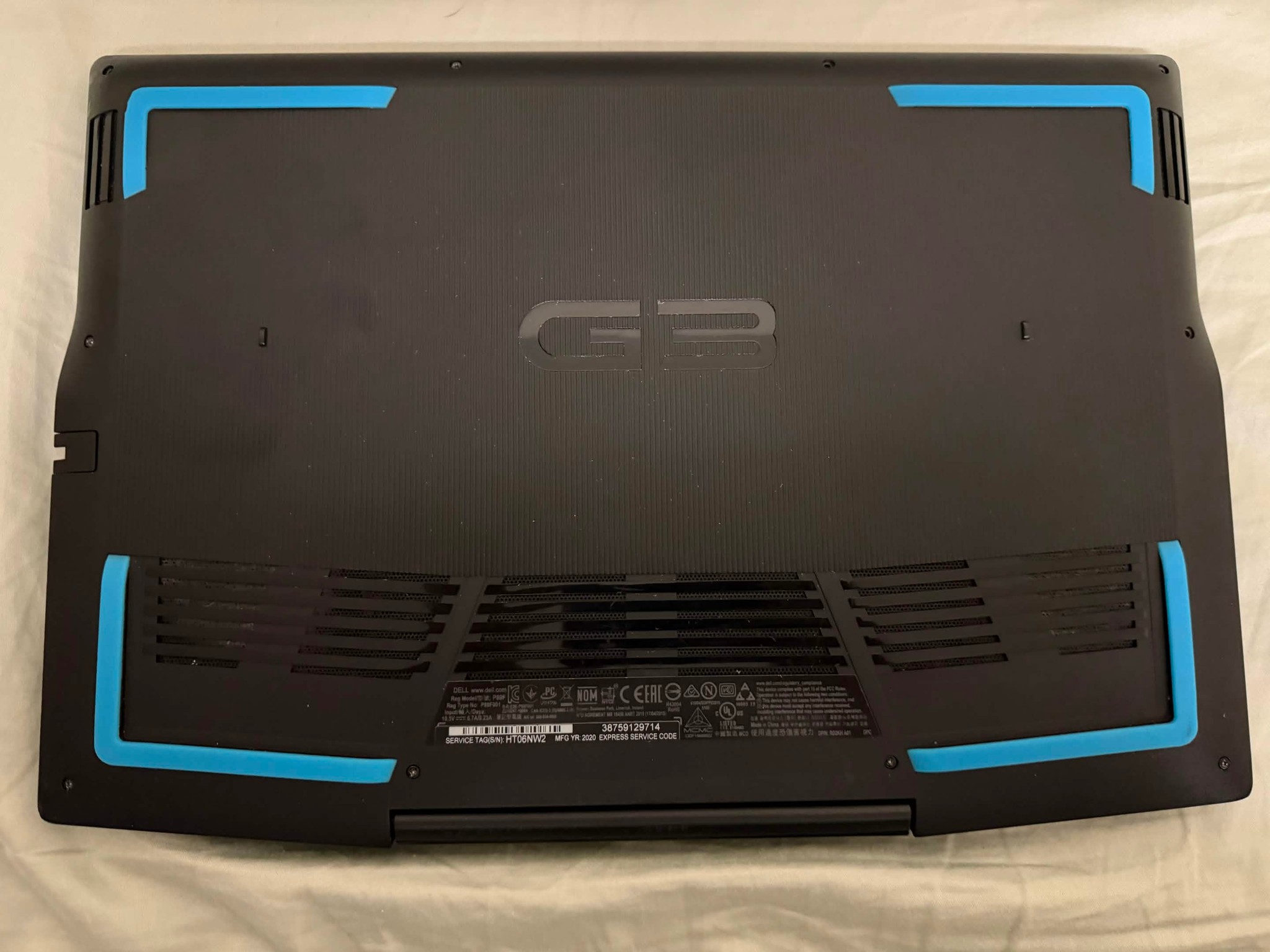 2020 Dell G3 Gaming Laptop - 1660Ti Max Q GPU, 960GB Storage