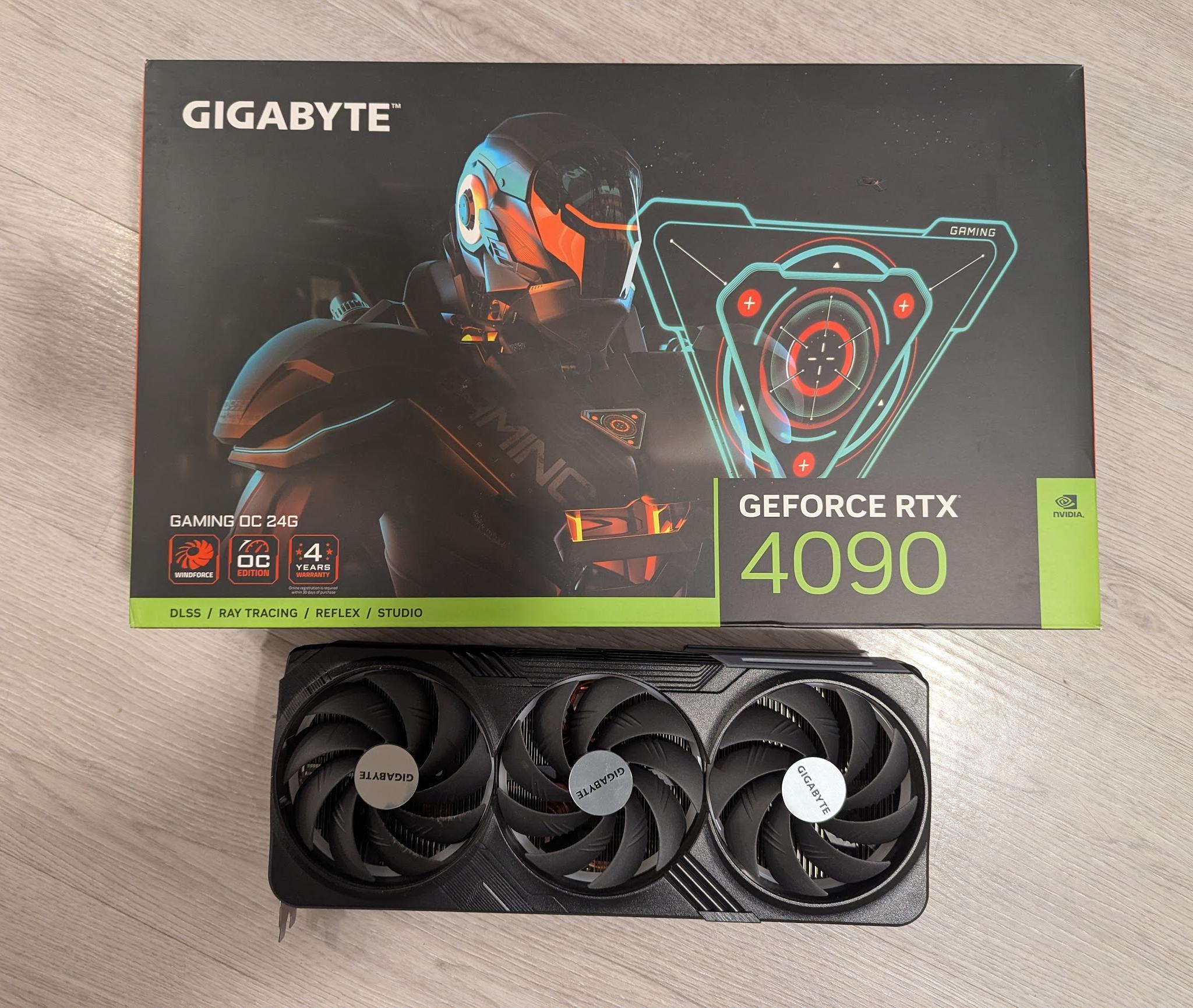 GIGABYTE RTX 4090 24GB GV-N4090GAMING OC-24GD