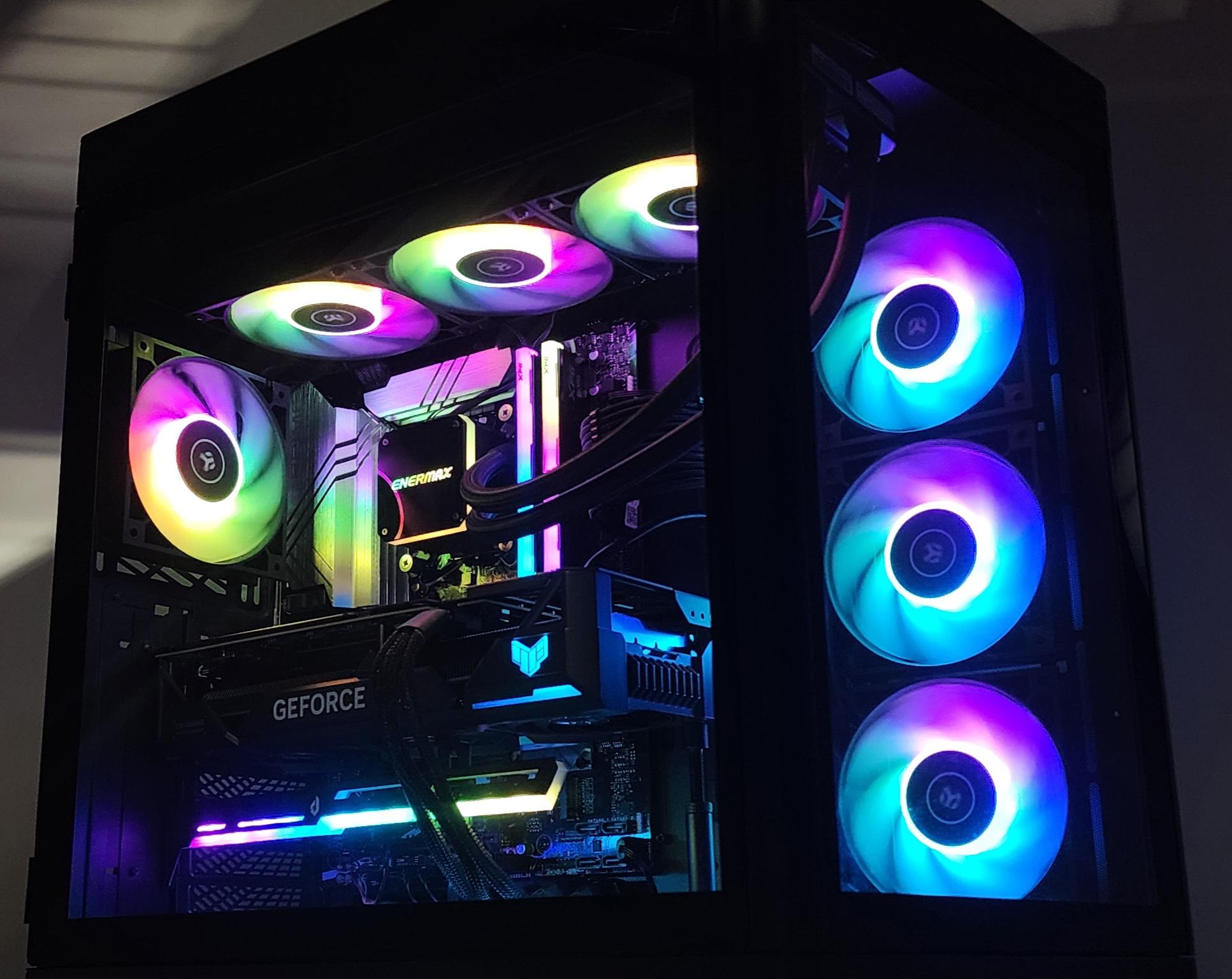 Gaming PC i7-14700KF 32GB RAM 2TB SSD RTX 4070 Ti 12GB Windows 11 PC