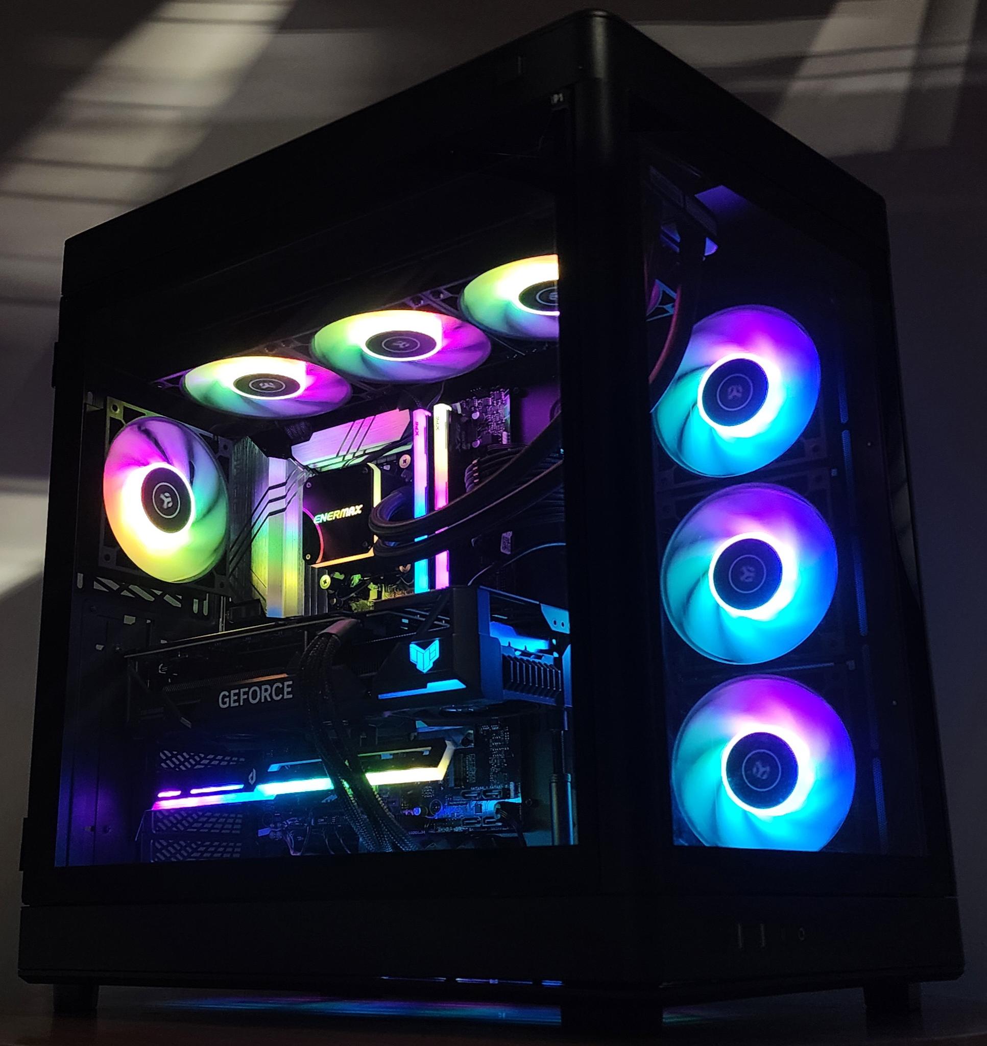 Gaming PC i7-14700KF 32GB RAM 2TB SSD RTX 4070 Ti 12GB Windows 11 PC
