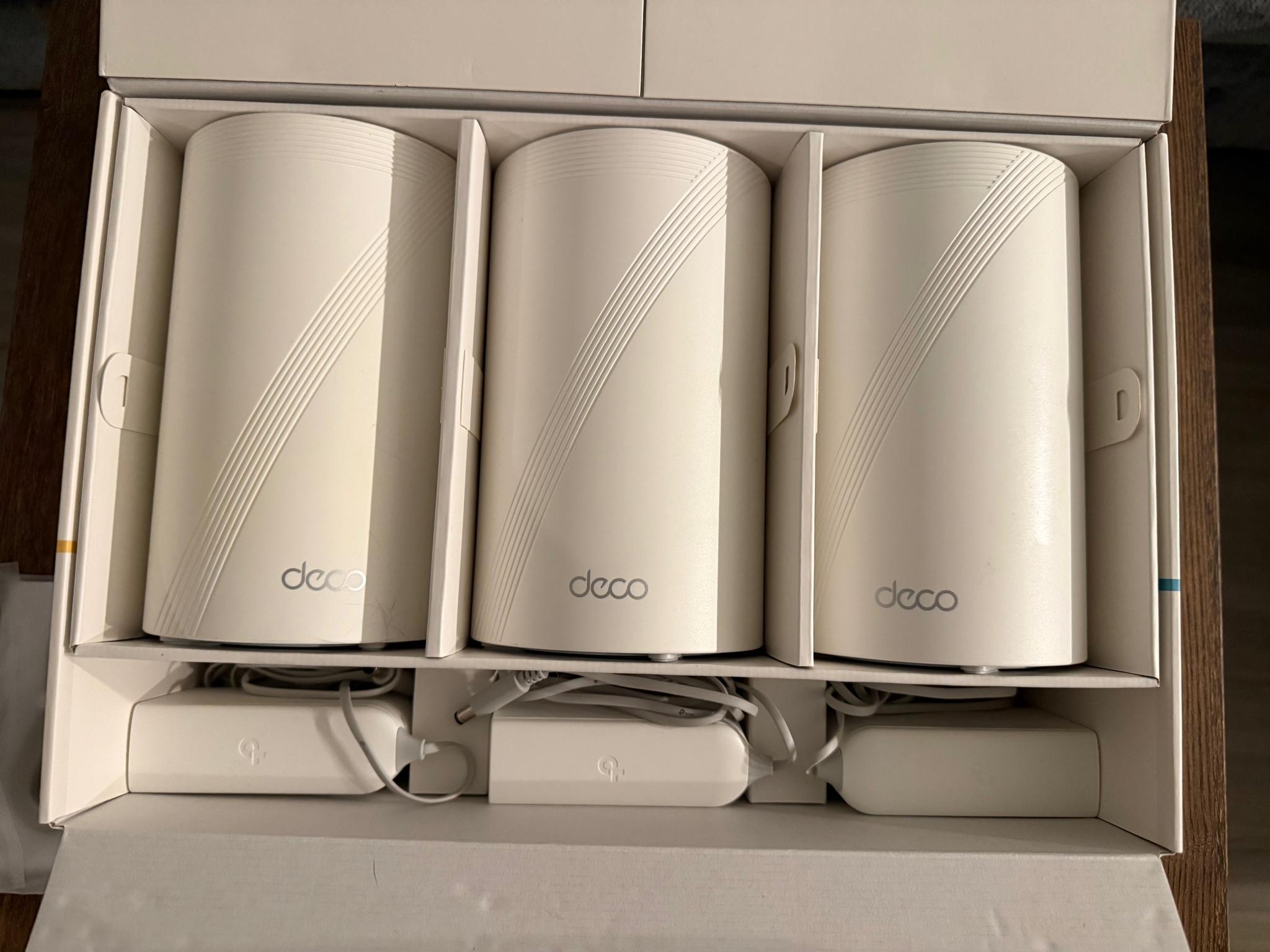 DECO Wi-Fi 7 BE11000 Tri-Band Whole Home Mesh System