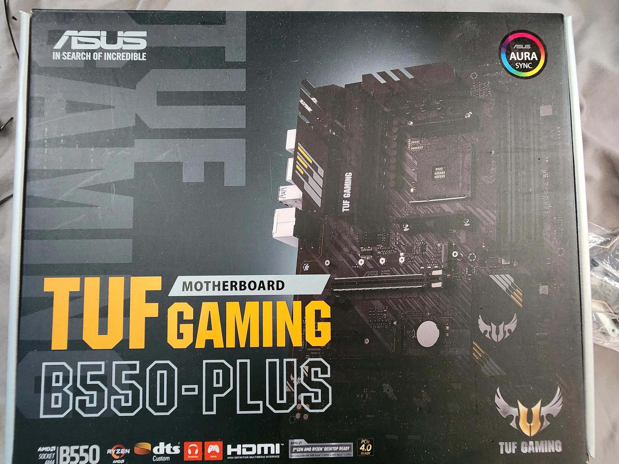 Asus Tuf B550 W/32GB DDR4 ram
