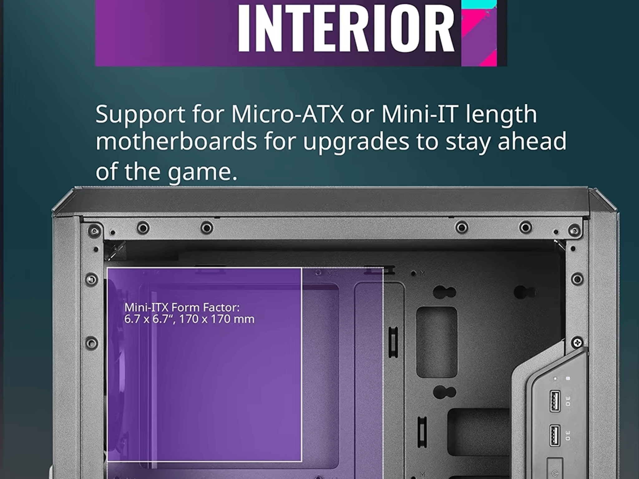 Cooler Master MasterBox Q300L MicroATX Mini Tower Case