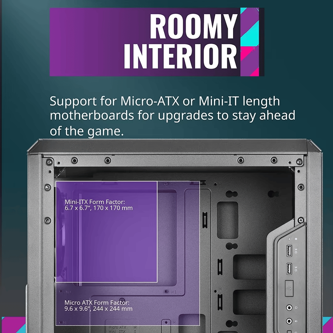 Cooler Master MasterBox Q300L MicroATX Mini Tower Case