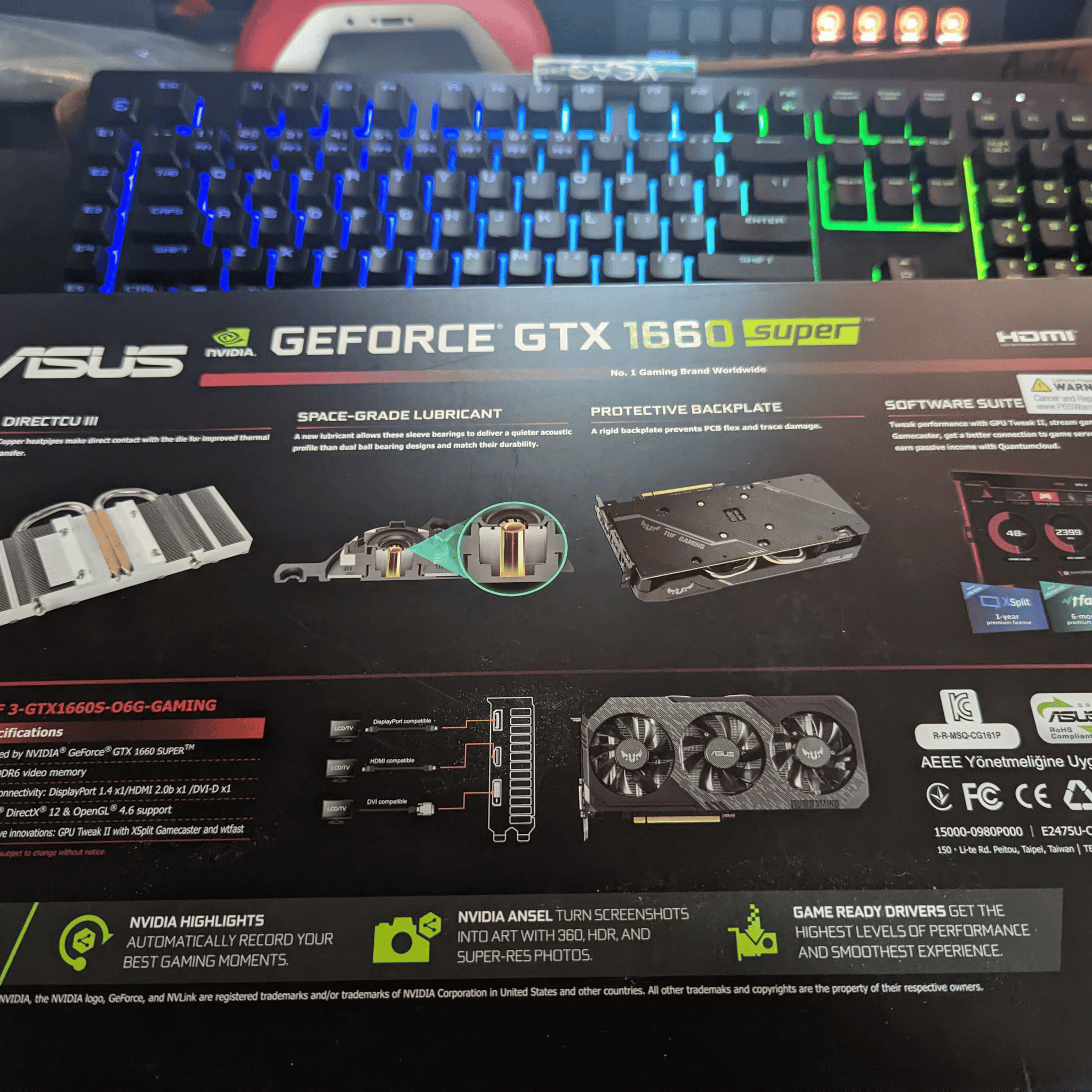 Asus 1660 Super!! Mint Condition 
