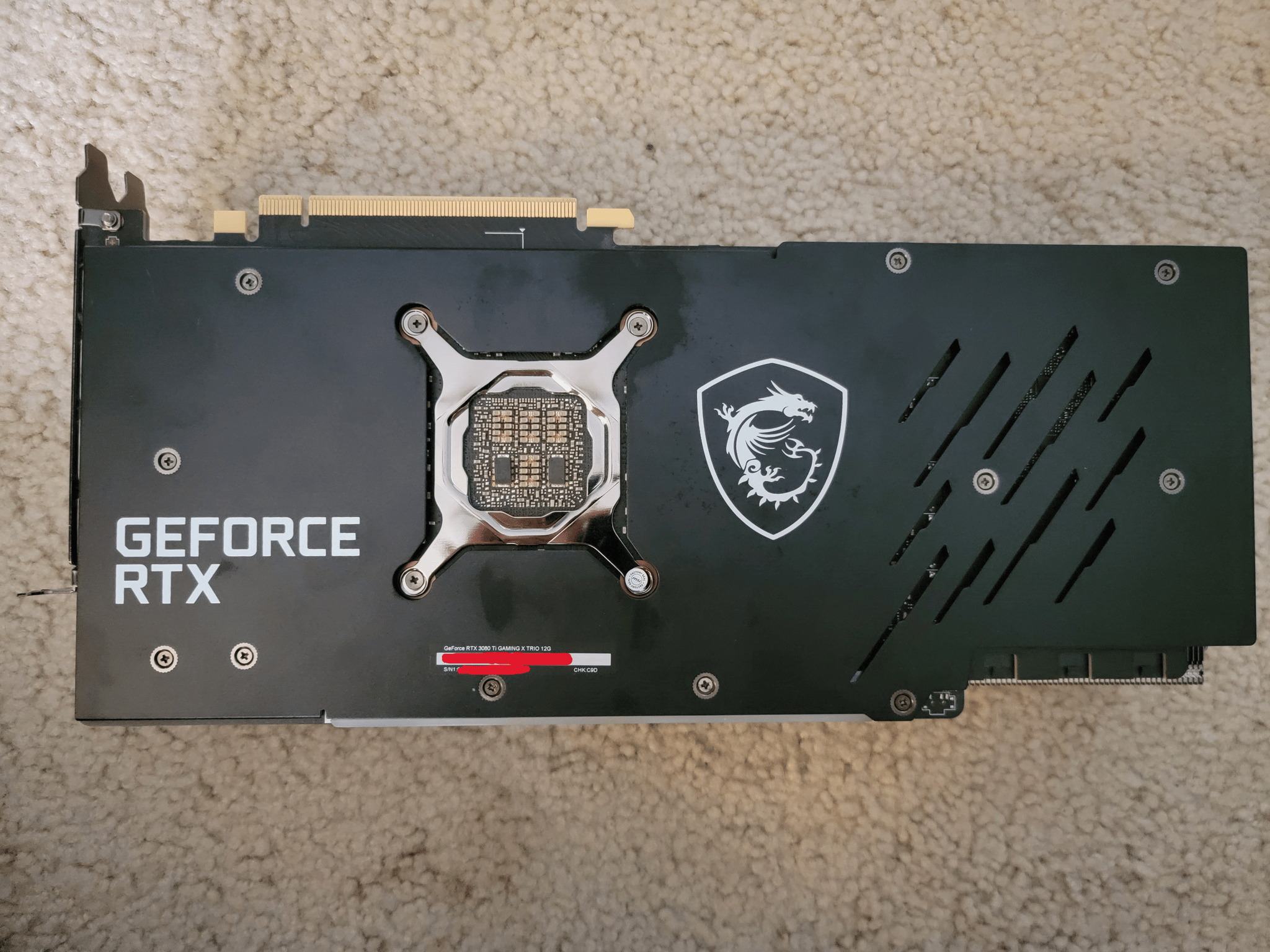 MSI RTX 3080 TI Gaming X Trio 12GB GDDR6X LHR Like New With Original Box