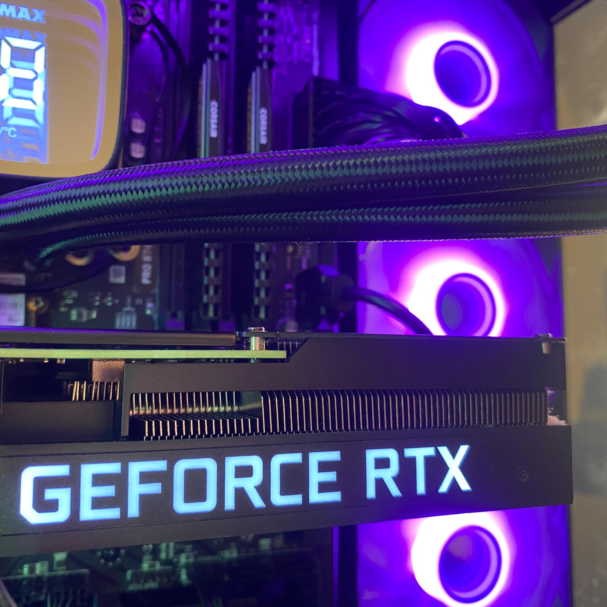 Black RGB Gaming PC | RTX 3070 8GB | Intel Core i7-12700 | 32GB DDR4 | 1TB NVMe SSD | 360mm Liquid C