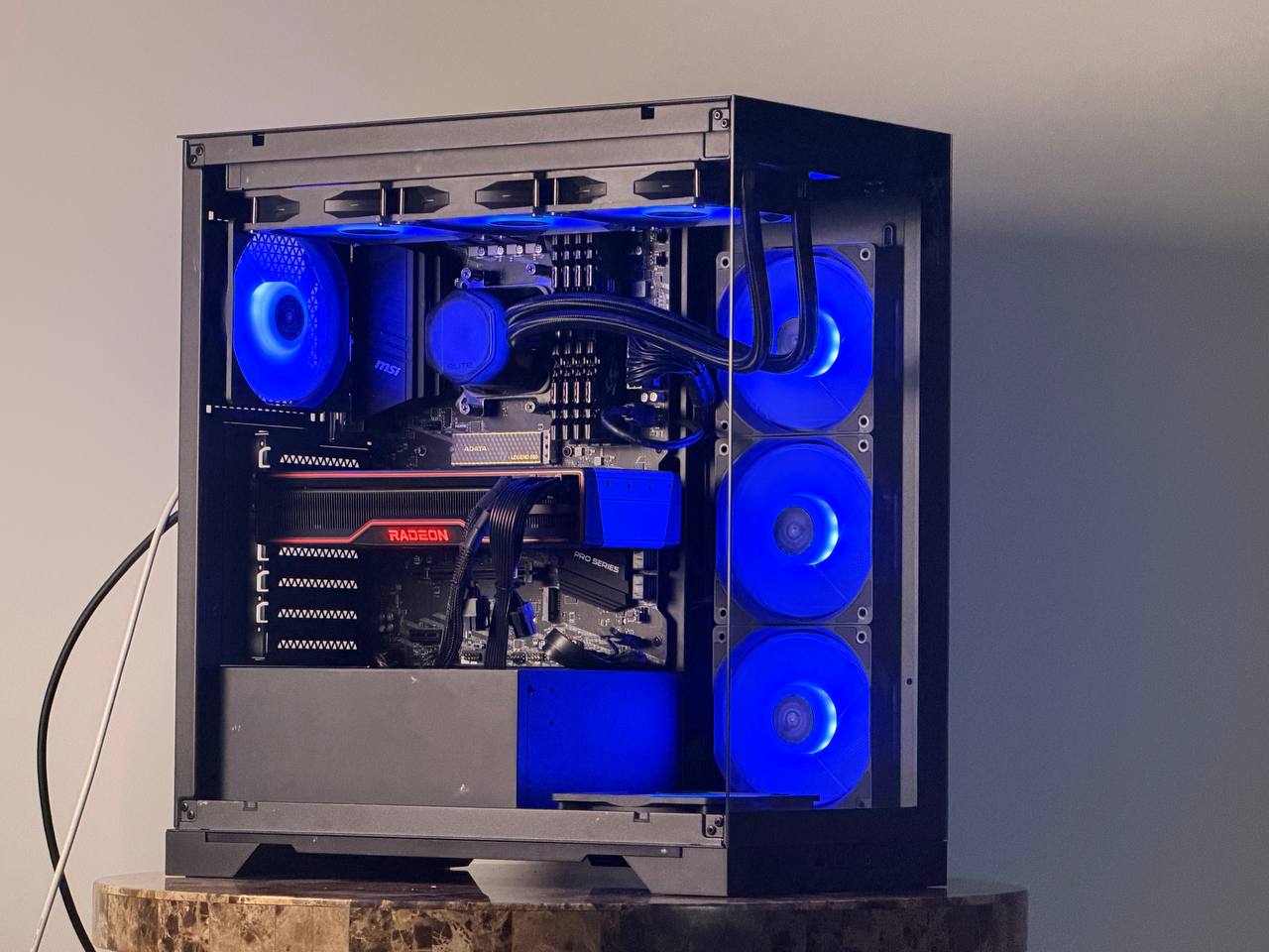 FREE SHIPPING 🖤 🌈 Black RGB Gaming PC | RX 6900 XT 16GB | Ryzen 7 5700x | 1TB SSD | 32 GB DDR4