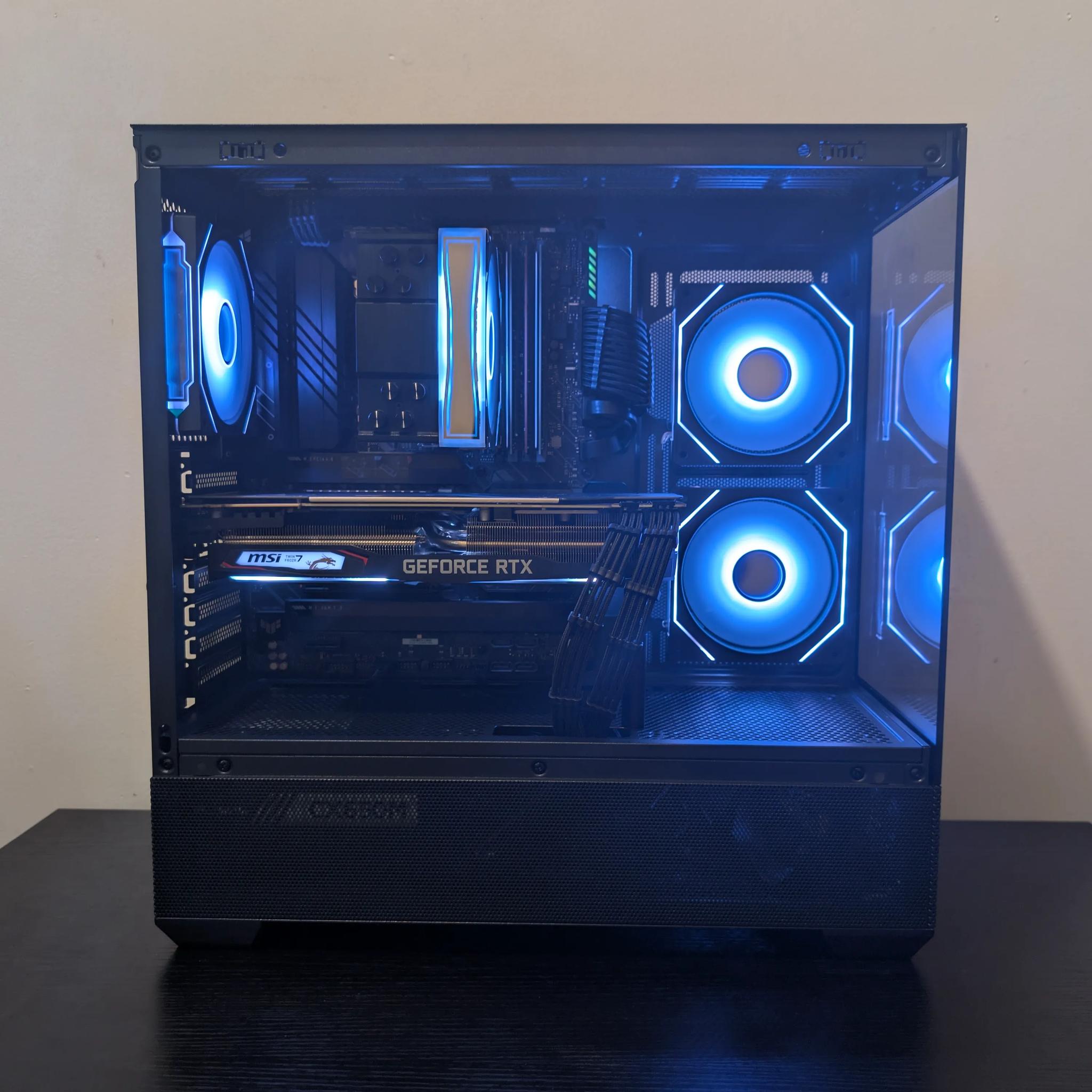 🐦‍⬛1440p Black RGB Gaming PC | RTX 2070 Super | i7 11700 | 1TB SSD | 48GB RAM | WiFi & Bluetooth🐦‍⬛