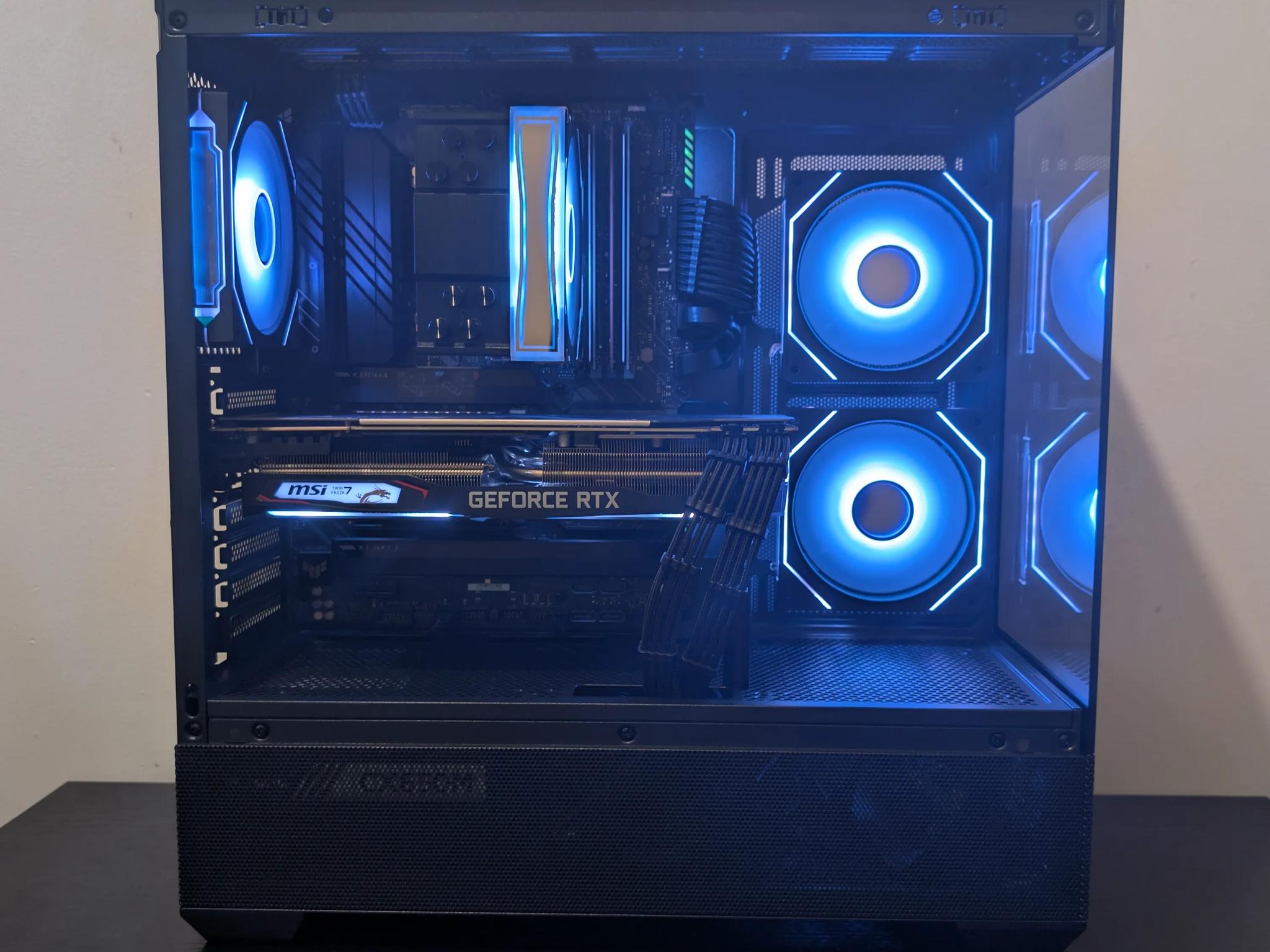 🐦‍⬛1440p Black RGB Gaming PC | RTX 2070 Super | i7 11700 | 1TB SSD | 48GB RAM | WiFi & Bluetooth🐦‍⬛