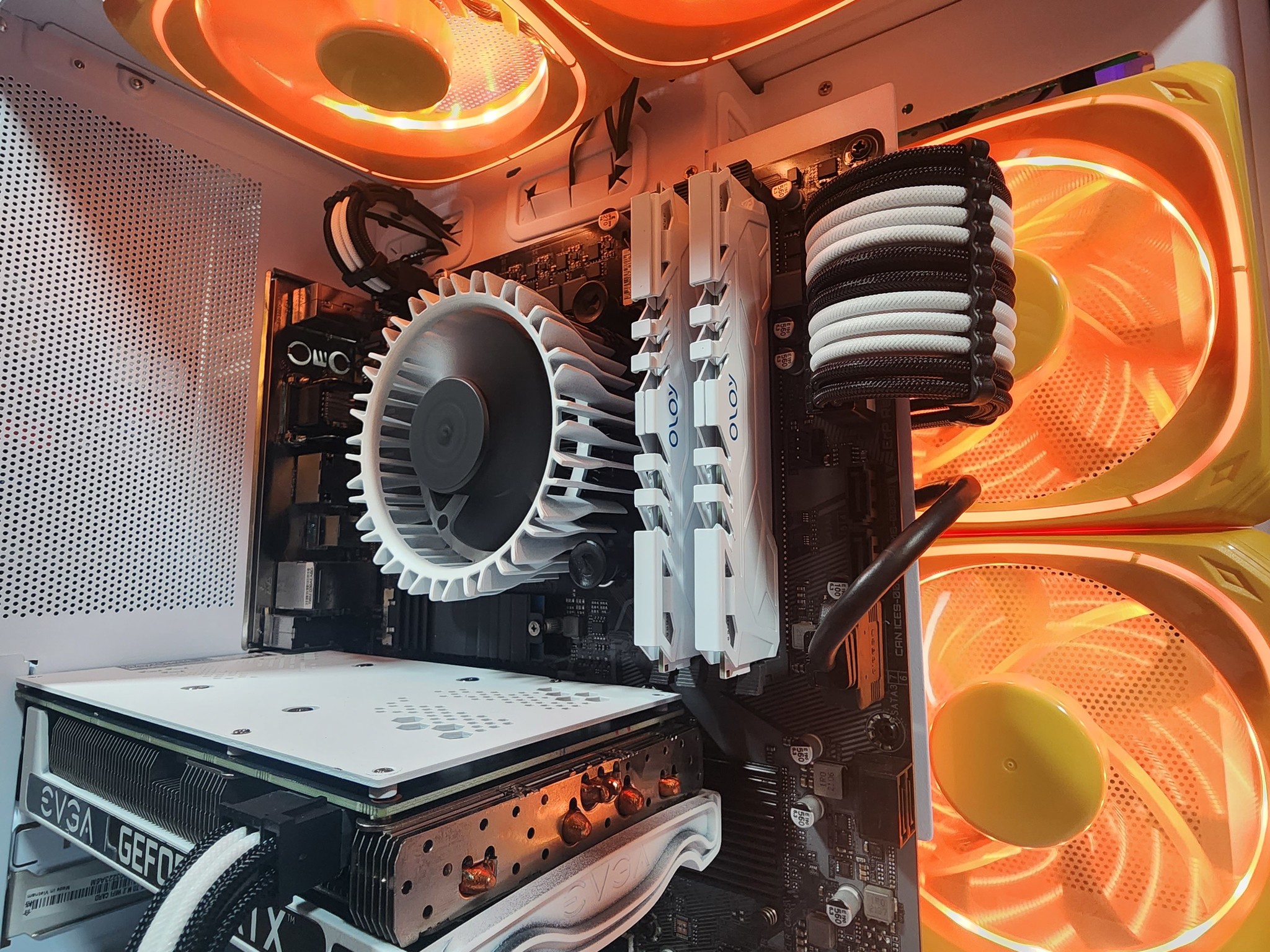 🤍💛🤍 Intel Core i3 12100F // EVGA GeForce RTX 3060 Ti 8GB // OLOy 16GB 3200MHz