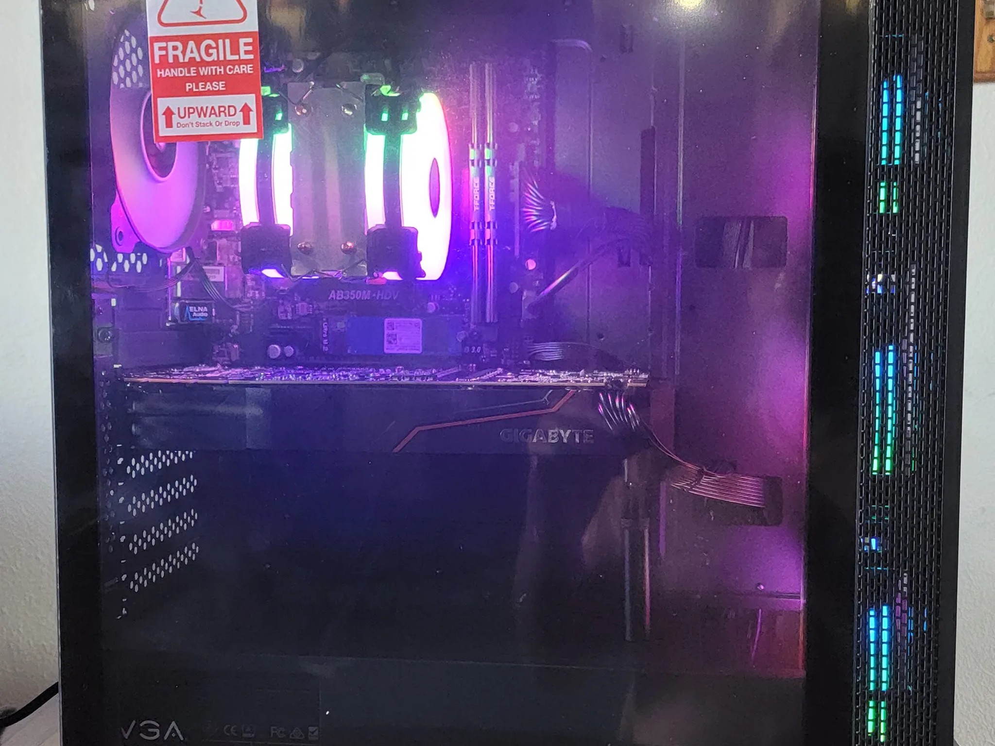 1080p Gaming PC Ryzen 7 2700x GTX 1080 8gb OC