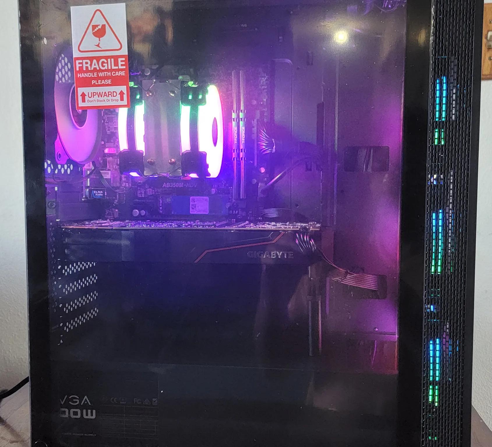 1080p Gaming PC Ryzen 7 2700x GTX 1080 8gb OC