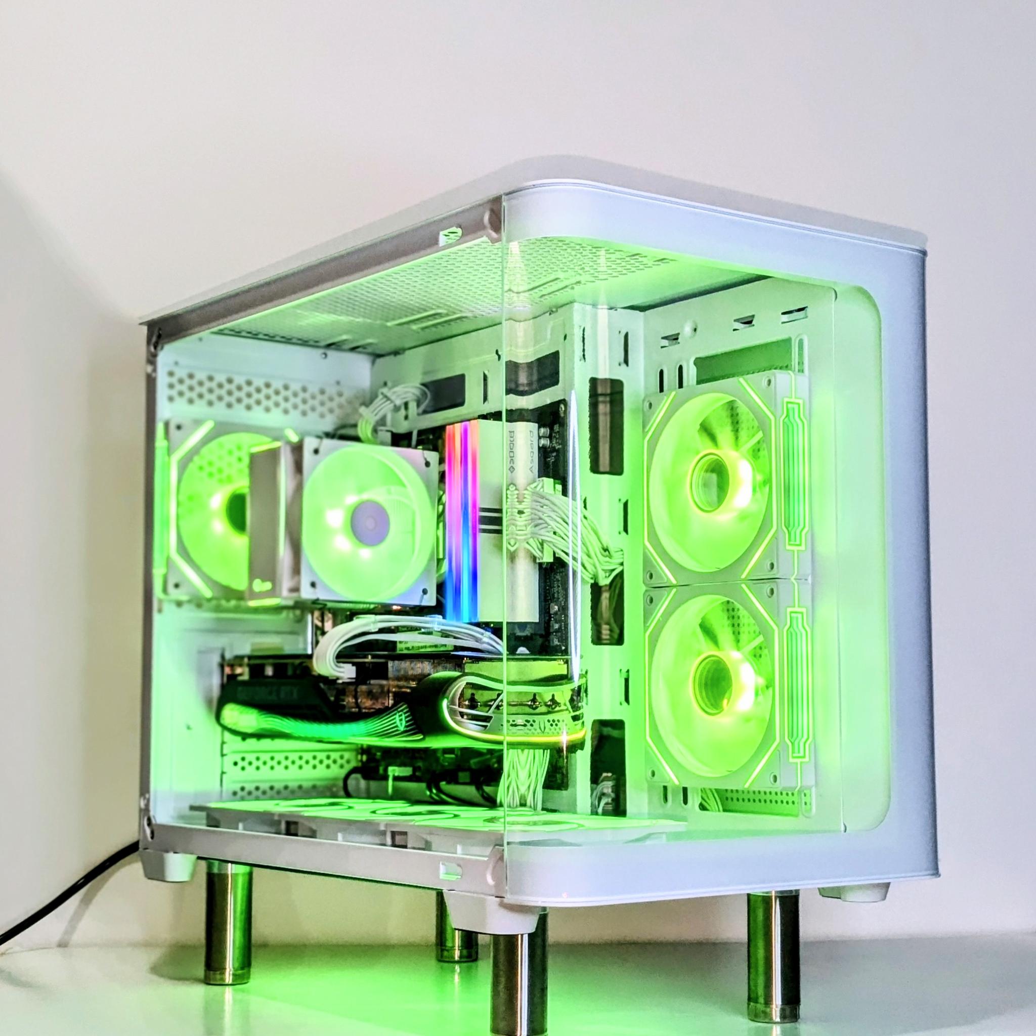 1440P/4K Gaming Beast🔥⚪|RTX 4070 TI|32GB RAM|Ryzen 9|2TB Storage|Wi-Fi+ BT| Windows 11