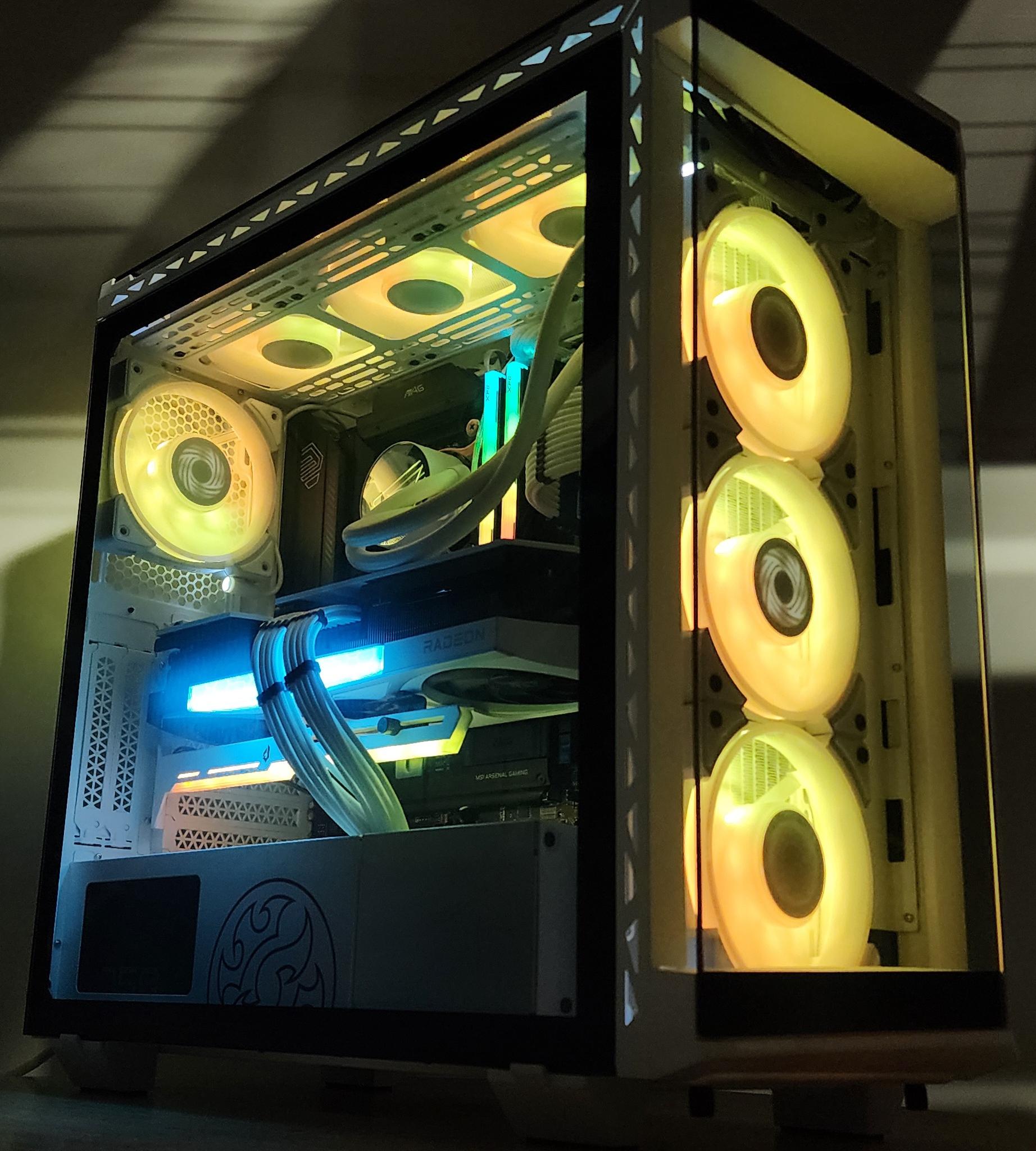 Gaming PC Ultra 7 265F 32GB RAM 2TB SSD RX 9070 XT 16GB Windows 11 Computer