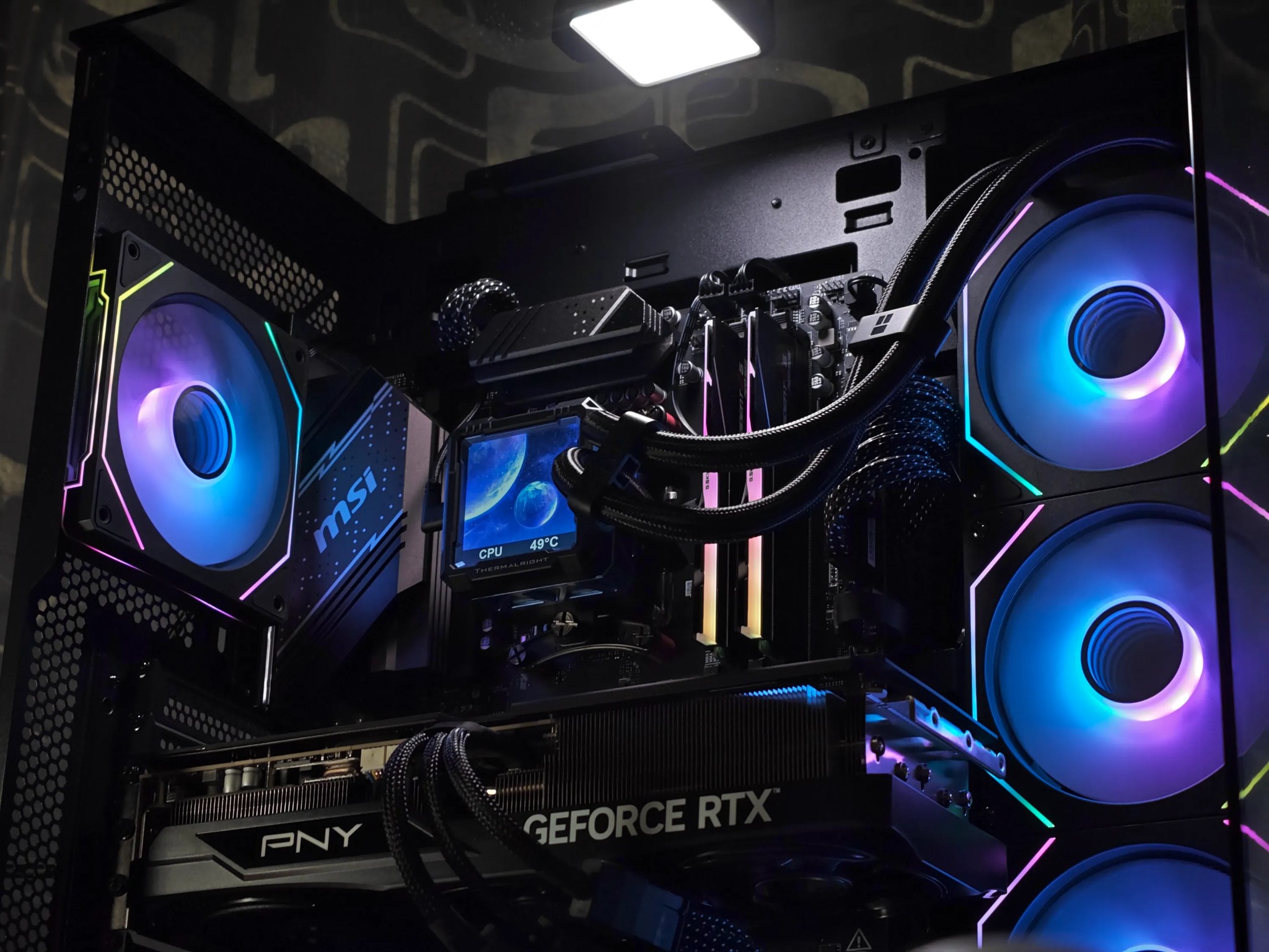 (NO GPU), Ryzen 9800X3D, 2TB NVMe, 32GB DDR5, 1050W PSU Gaming PC