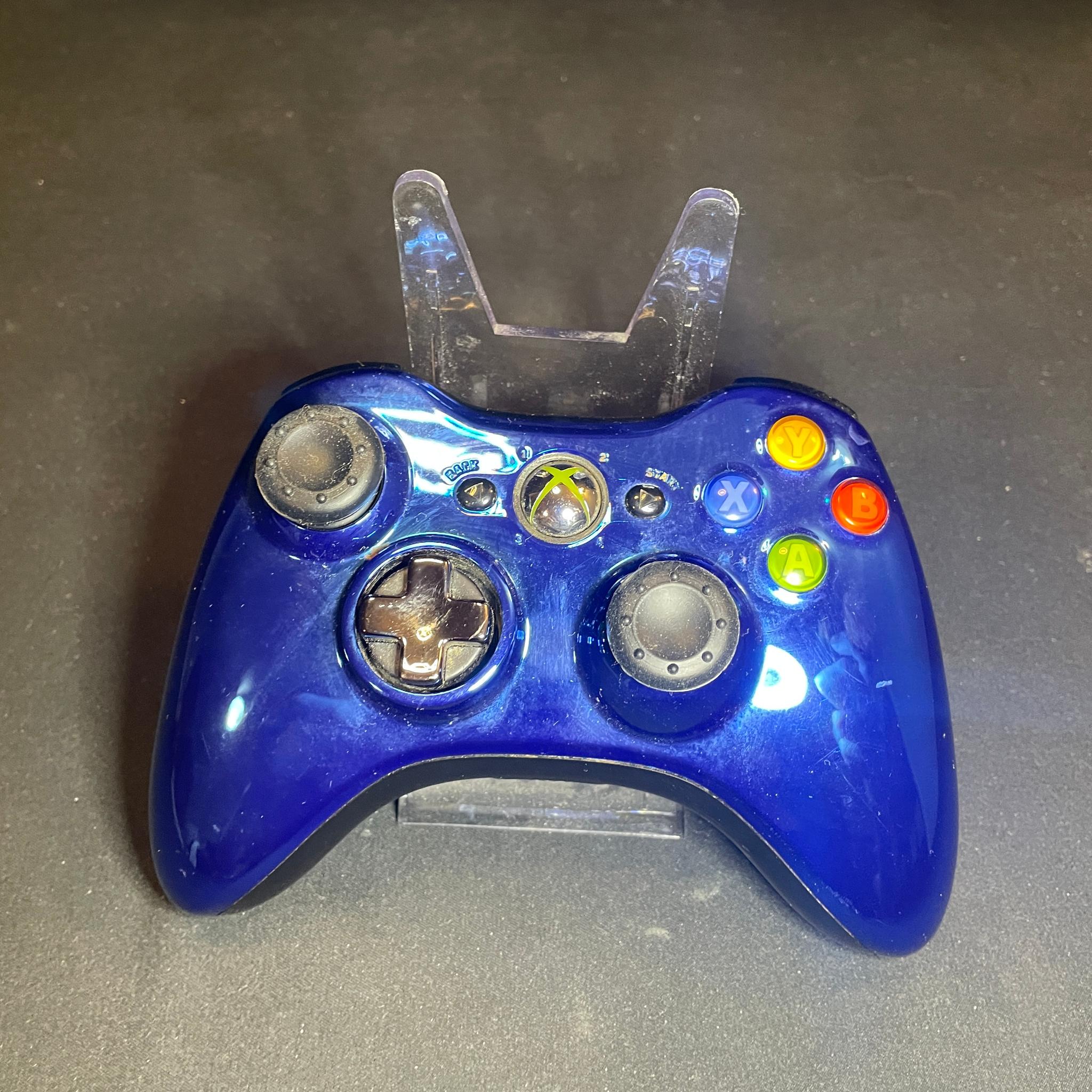 RARE Limited Edition Blue Chrome Xbox 360 Controller