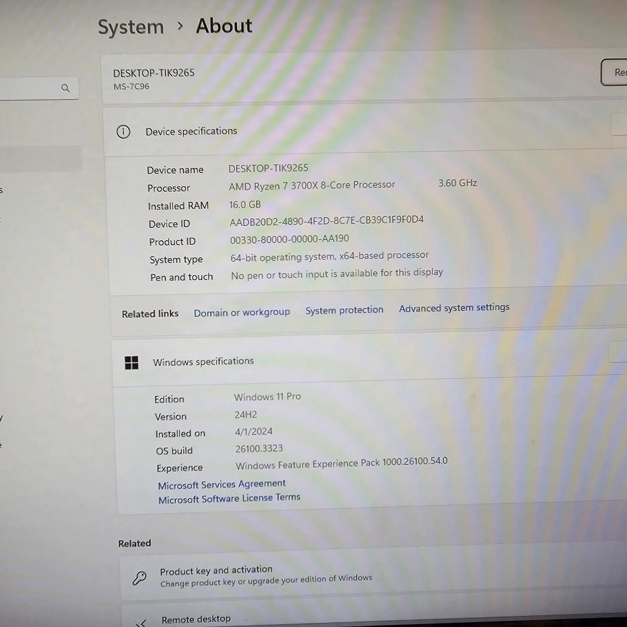 Gaming PC RTX 3060 Ti Ryzen 7 3700x
