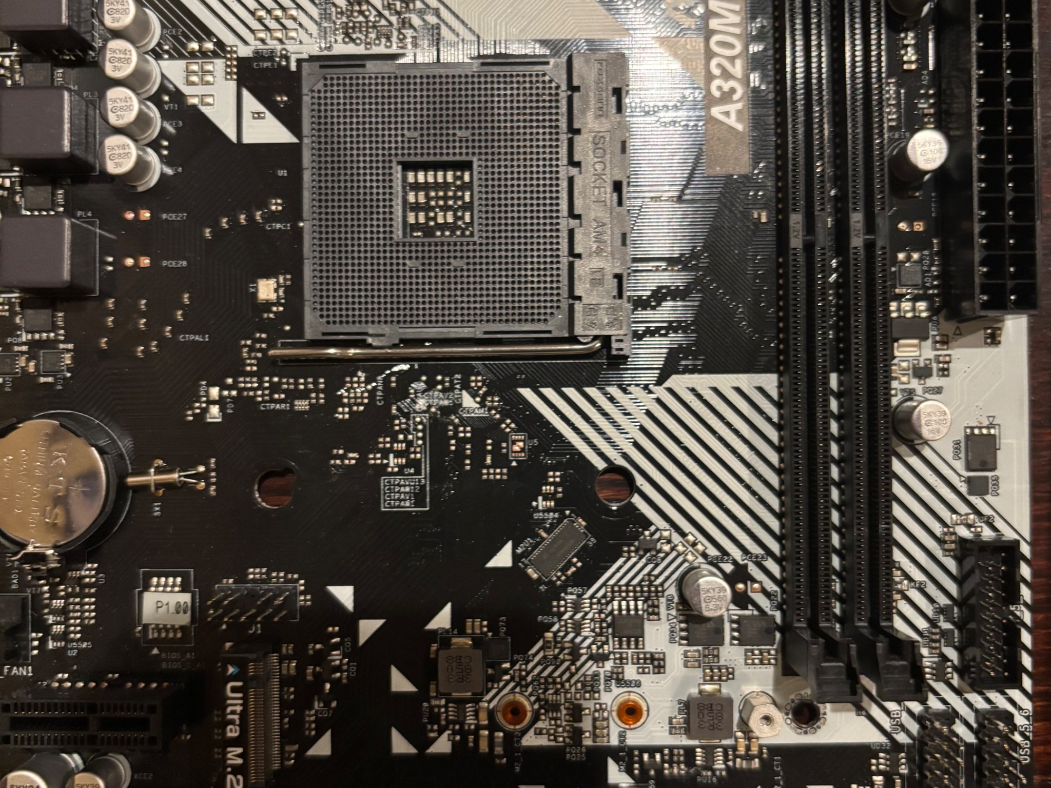 ASRock A320M-HDV AM4 Motherboard
