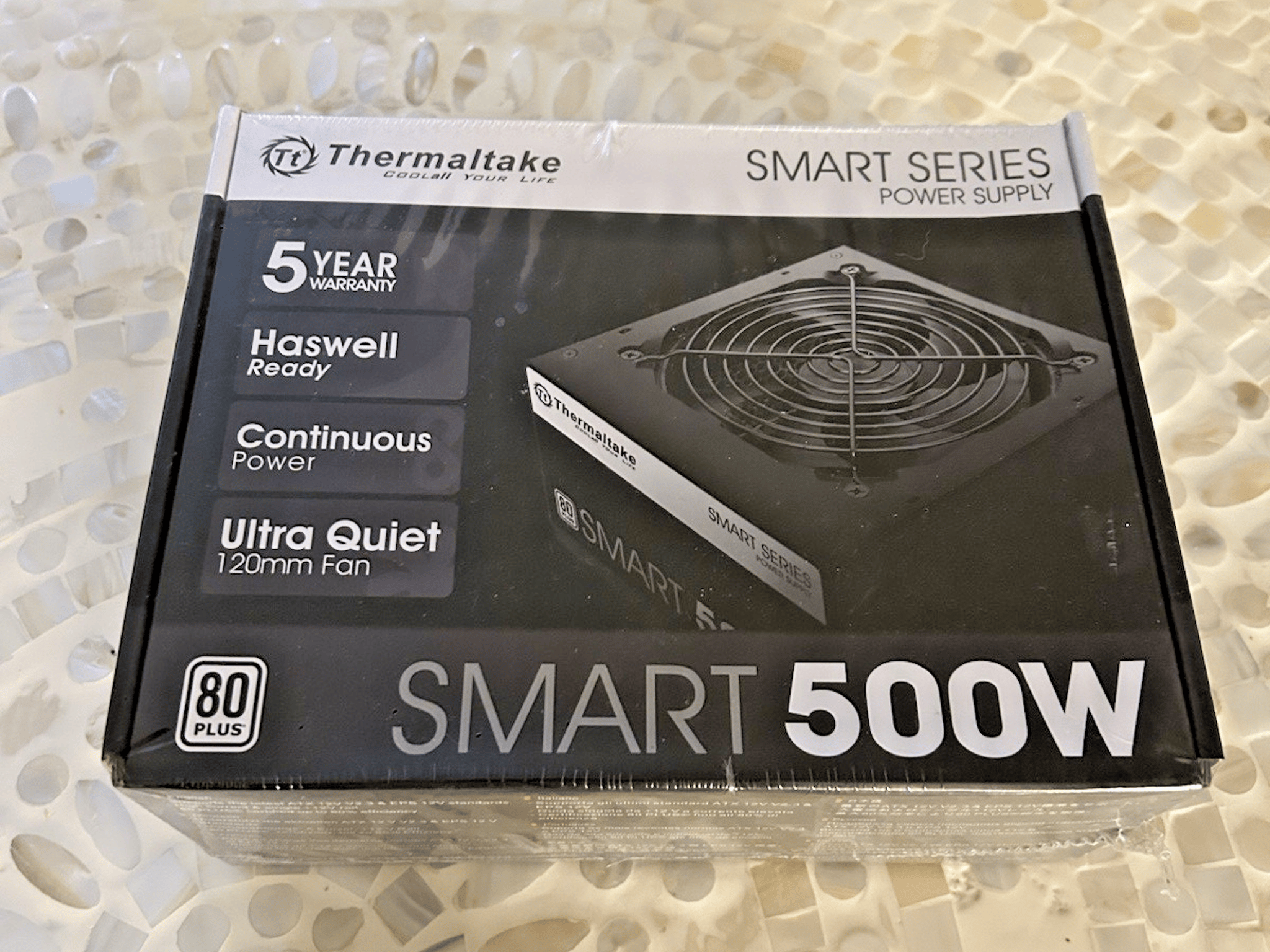 Thermaltake Smart 500W 80 PLUS Certified ATX Non-Modular Power Supply PC PSU NEW