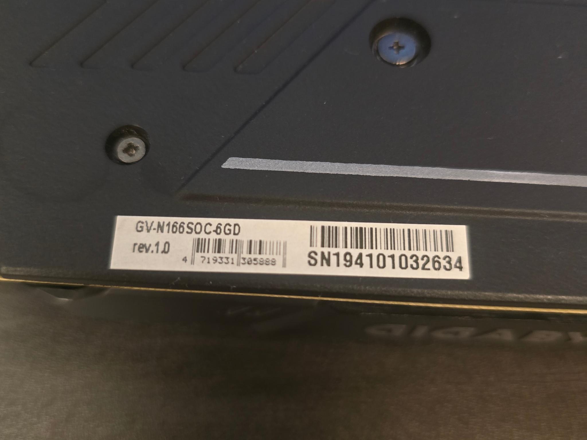 Gigabyte GTX 1660 Super 6GB