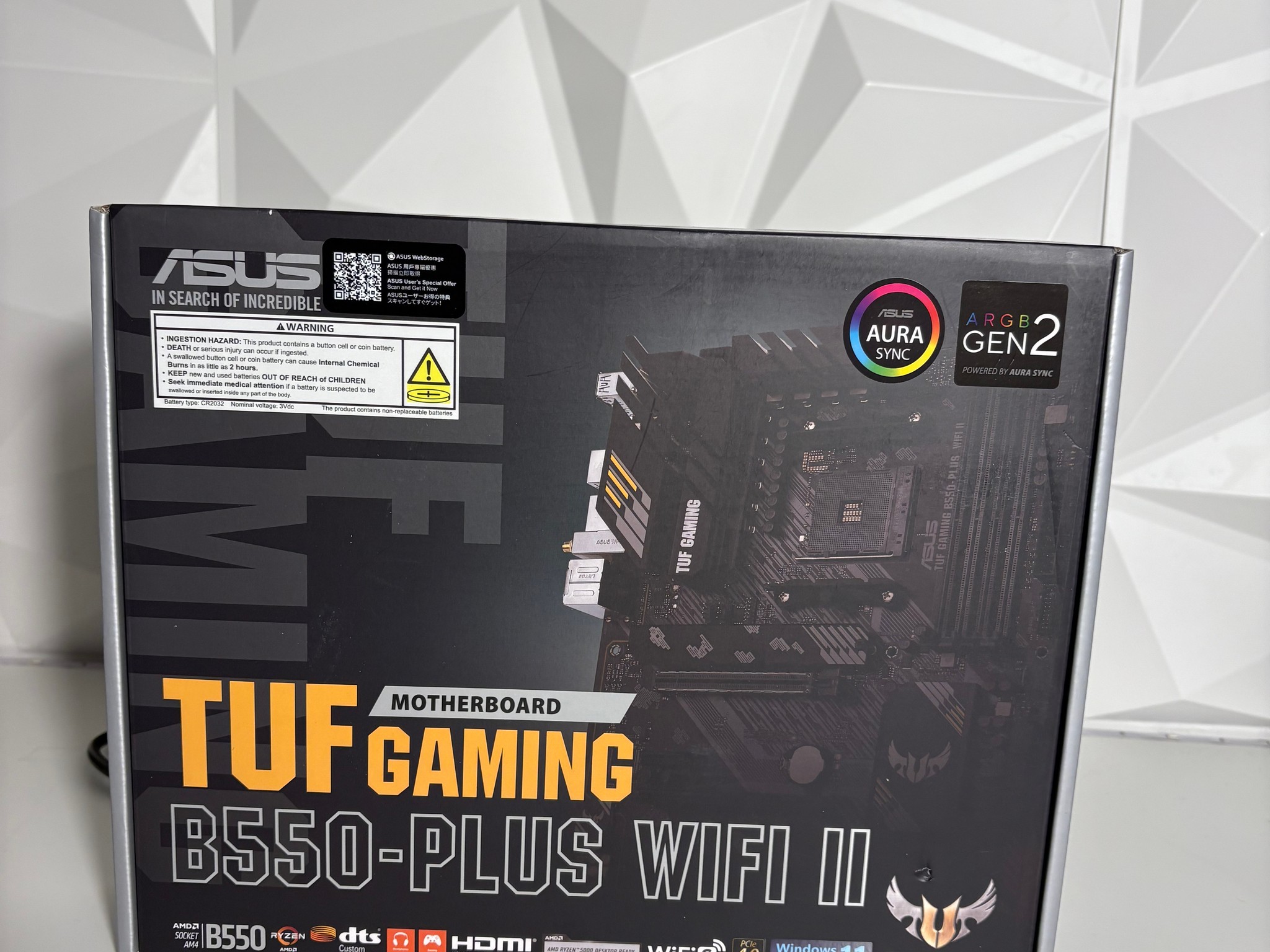 ASUS TUF B550 Plus Wi-Fi Motherboard. BNIB Sealed