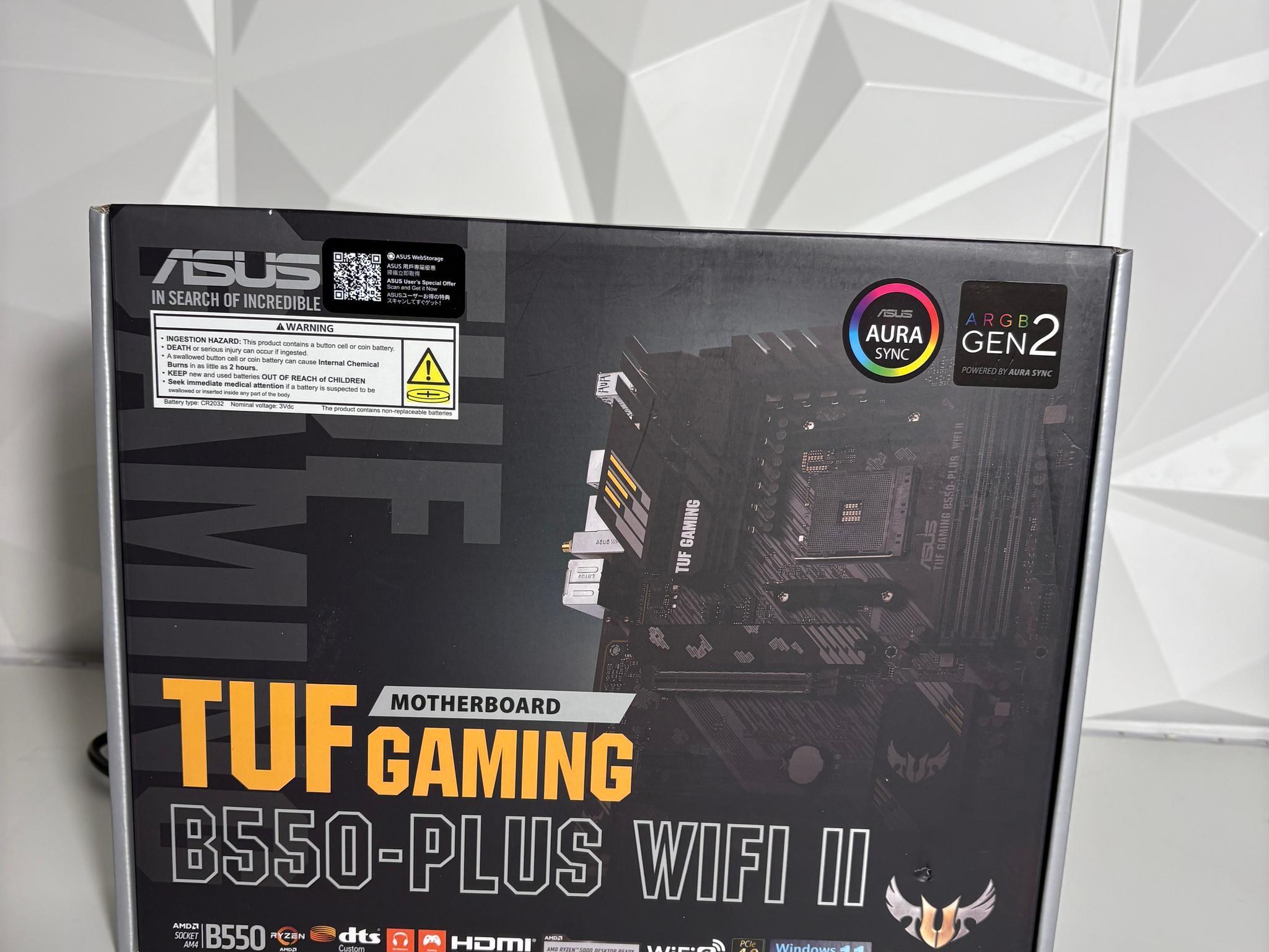 ASUS TUF B550 Plus Wi-Fi Motherboard. BNIB Sealed