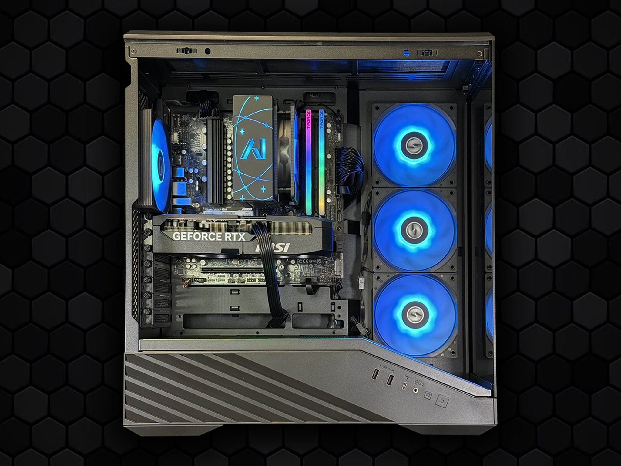 Ryzen 5 8400F | RTX 5070 12GB | 16GB DDR5 (6000 MT/s) | 1TB SSD | 650W Gold PSU | AI Vector
