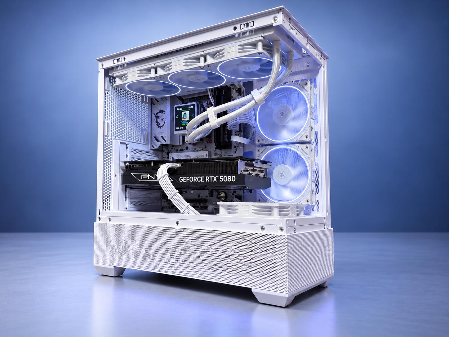 GeForce RTX 5080 Custom Gaming PC - Ryzen 7 9800X3D, 32GB RAM, 4TB NVMe SSD