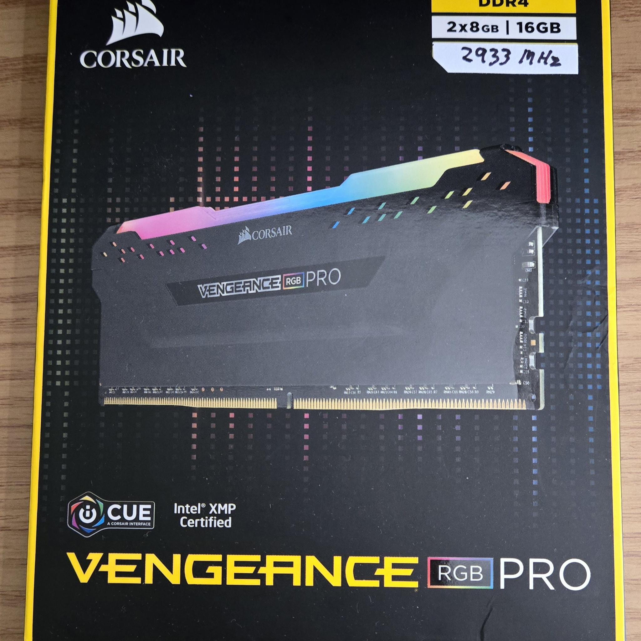 USED Corsair Vengeance RGB PRO 16GB (2x8GB) DDR4 Desktop RAM