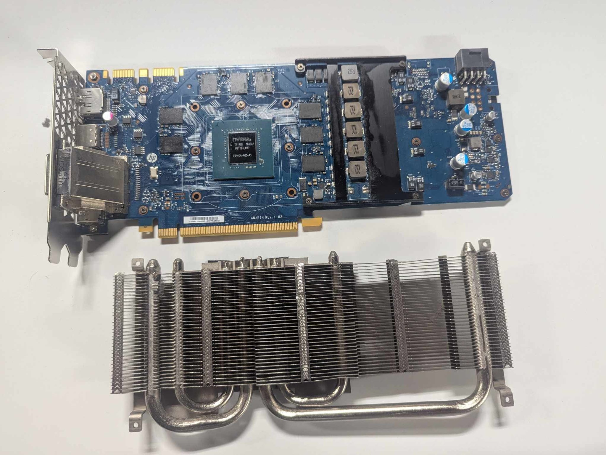 HP GTX 1080 8GB. Free Ship! Works, but please read!