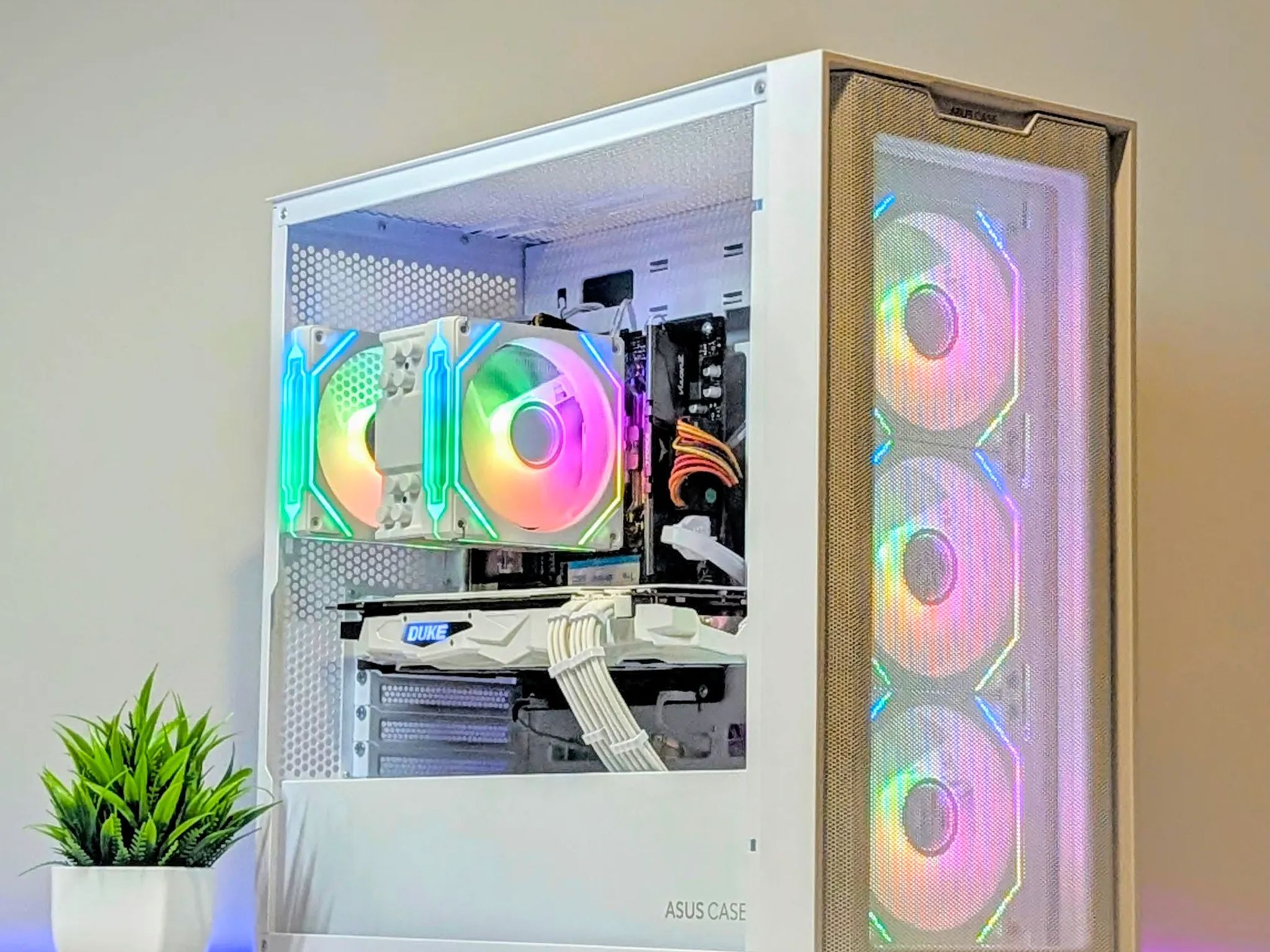 BUDGET 1080P BEAST | ARGB | 16GB RAM | RYZEN 5 | 1TB NVME SSD | GTX 1080 | WIN 11 | WHITE CUSTOM PC
