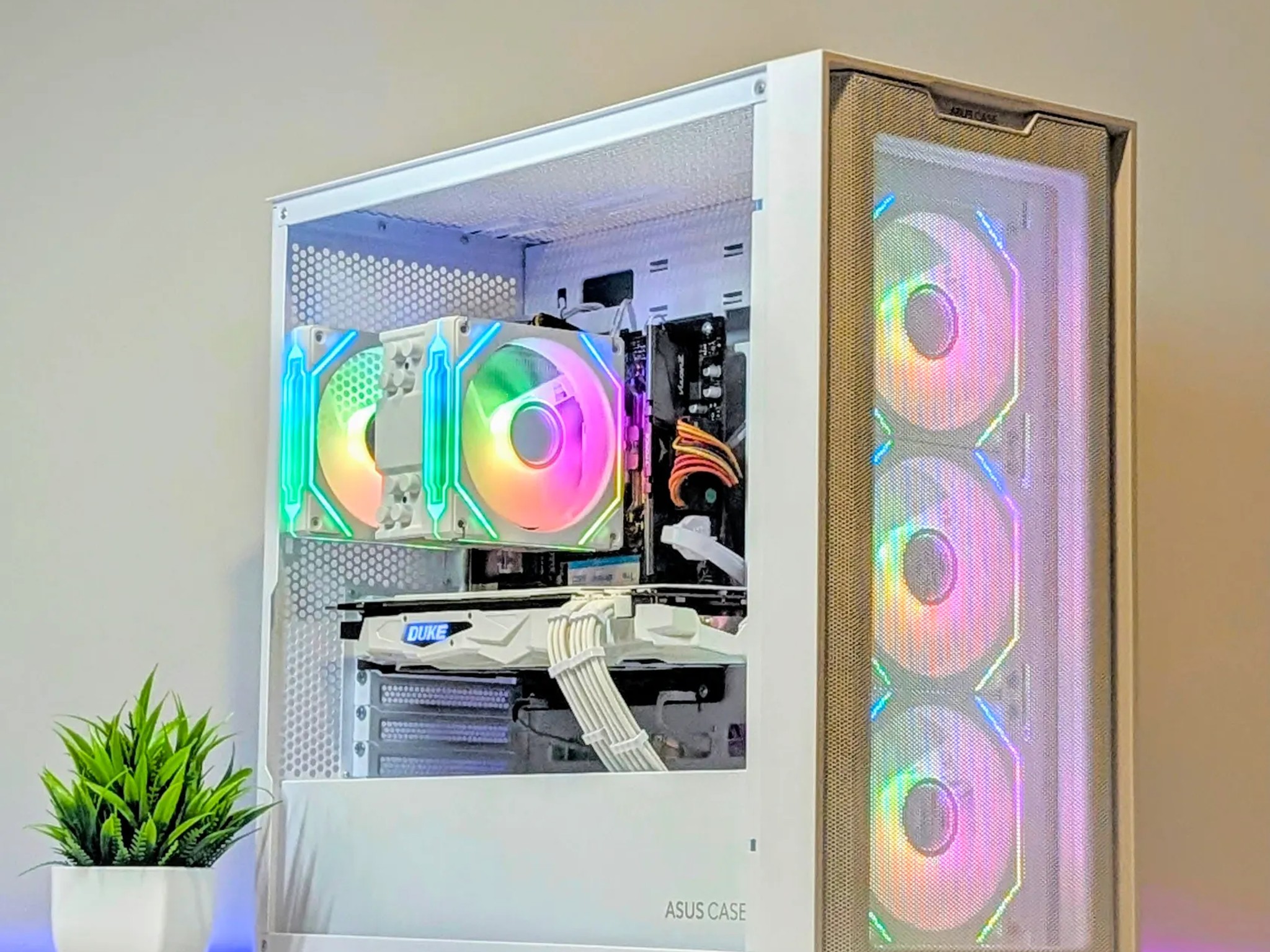 BUDGET 1080P BEAST | ARGB | 16GB RAM | RYZEN 5 | 1TB NVME SSD | GTX 1080 | WIN 11 | WHITE CUSTOM PC