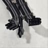 Black and Gray PCIe GPU Extension Cables