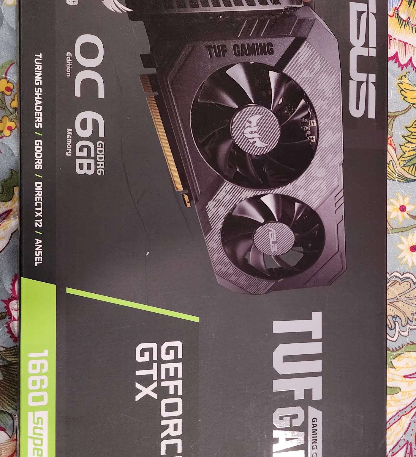 ASUS GeForce GTX 1660 TUF Super Overclocked 6GB GDDR6 Gaming Graphics Card GPU