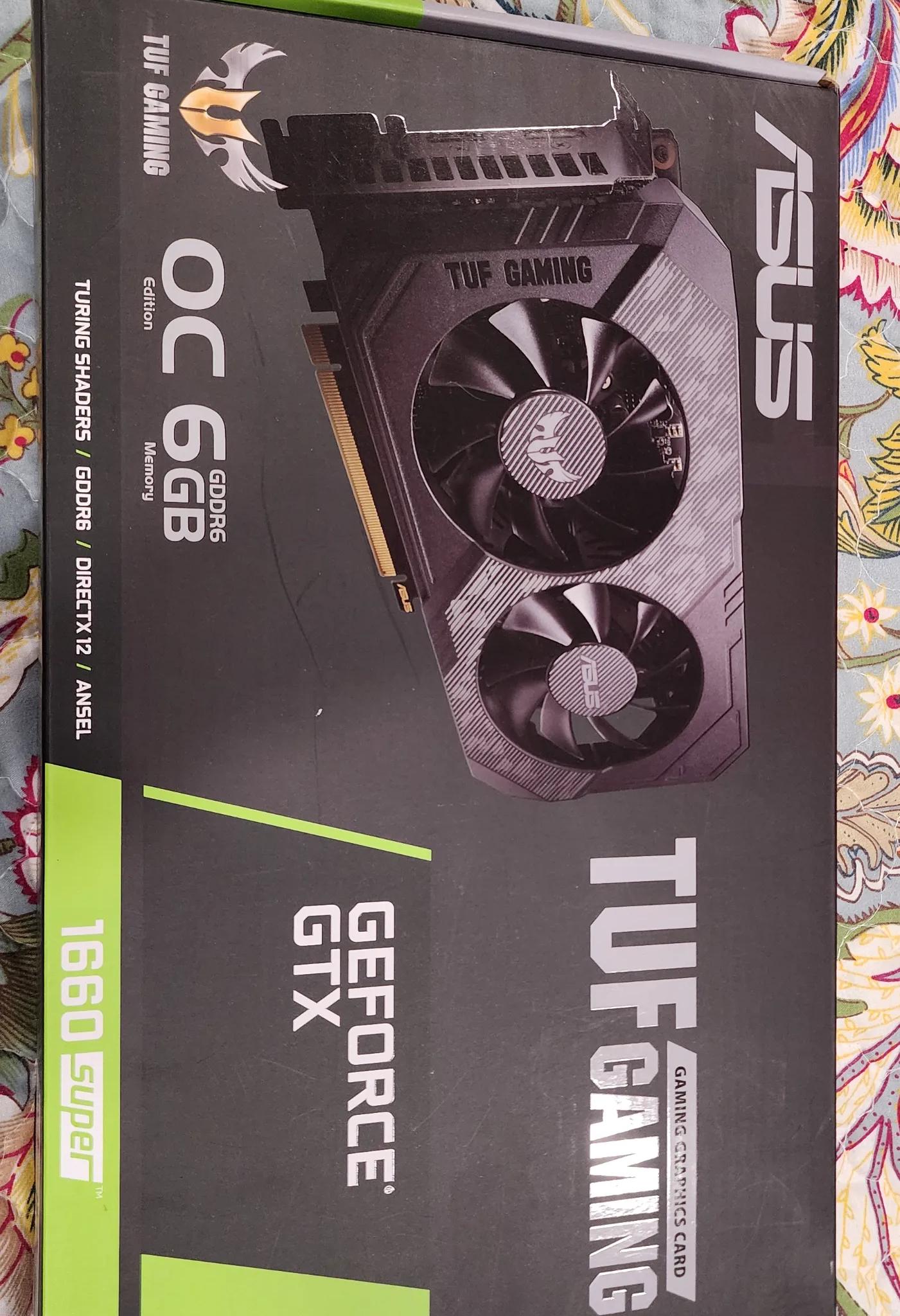 ASUS GeForce GTX 1660 TUF Super Overclocked 6GB GDDR6 Gaming Graphics Card GPU