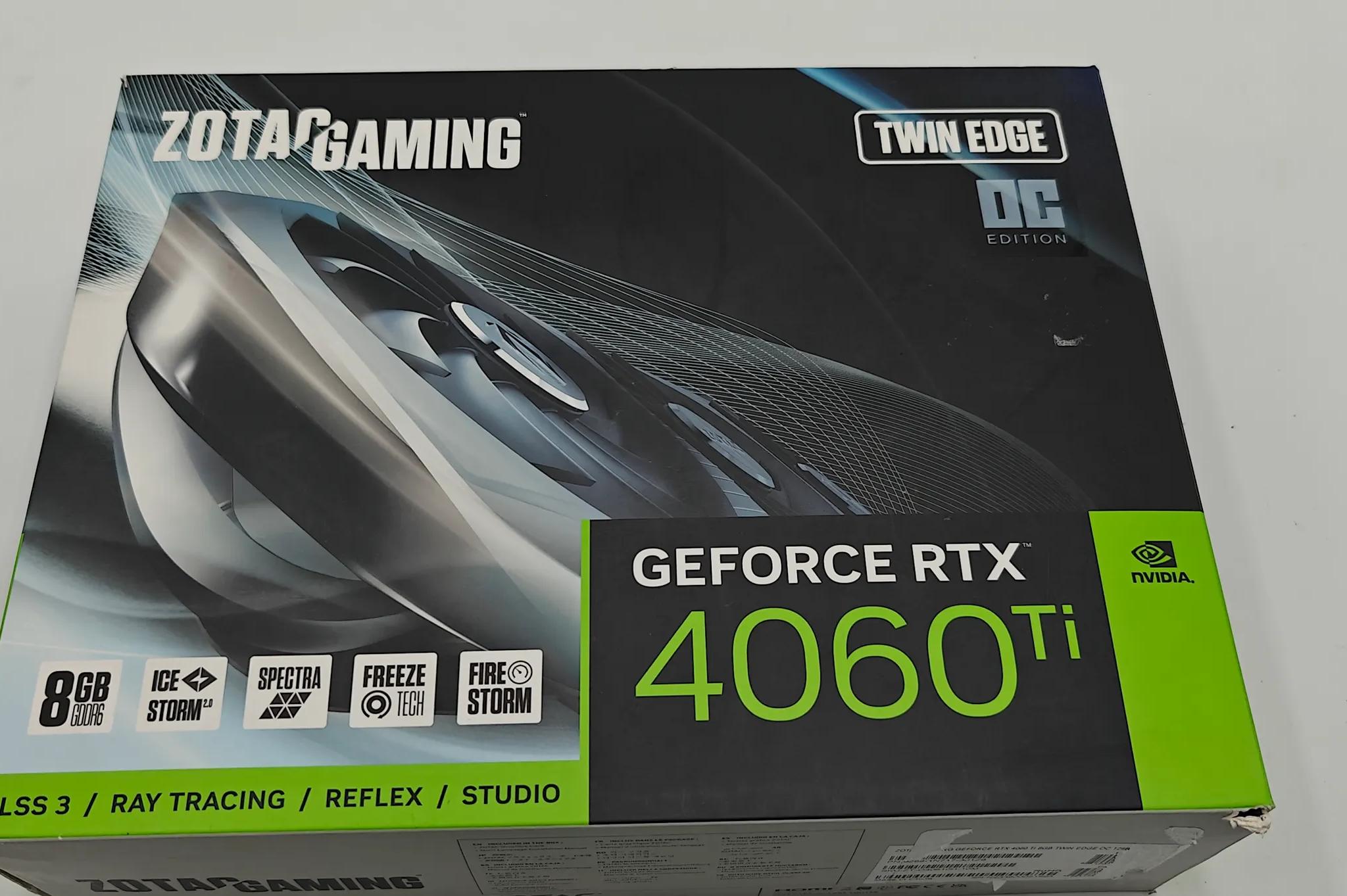 ZOTAC GAMING GeForce RTX 4060 Ti 8GB Twin Edge OC DLSS
