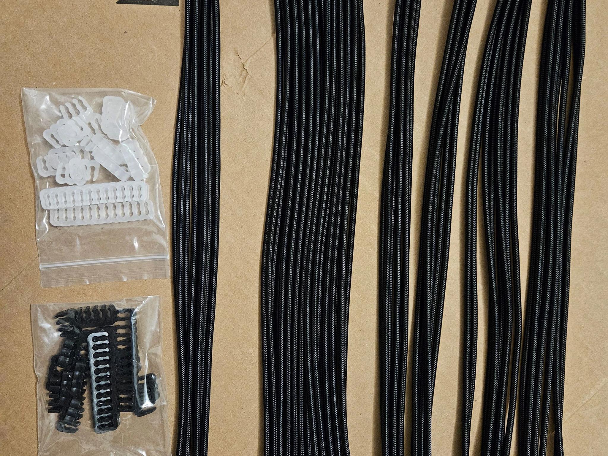 AsiaHorse Sleeved PSU Cable Extensions - New