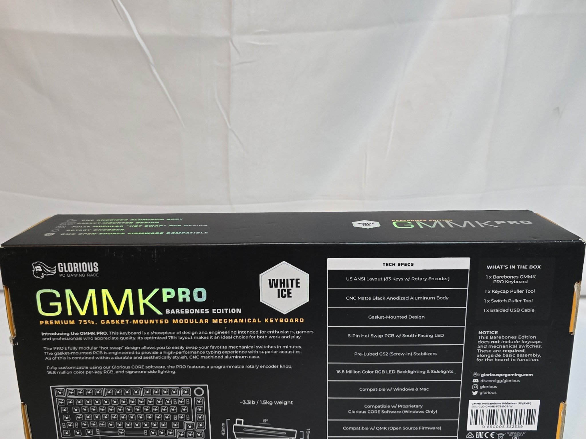 GMMK Pro ICE WHITE