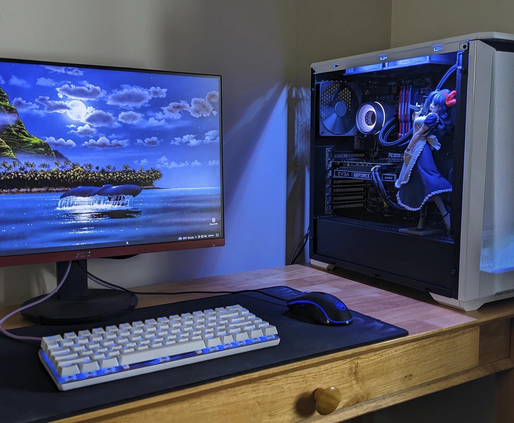 Intel Core i5 4440 | NVIDIA RTX 2060 | 24GB RAM | 1TB SSD | 2TB HDD | Liquid Cooled with RGB 
