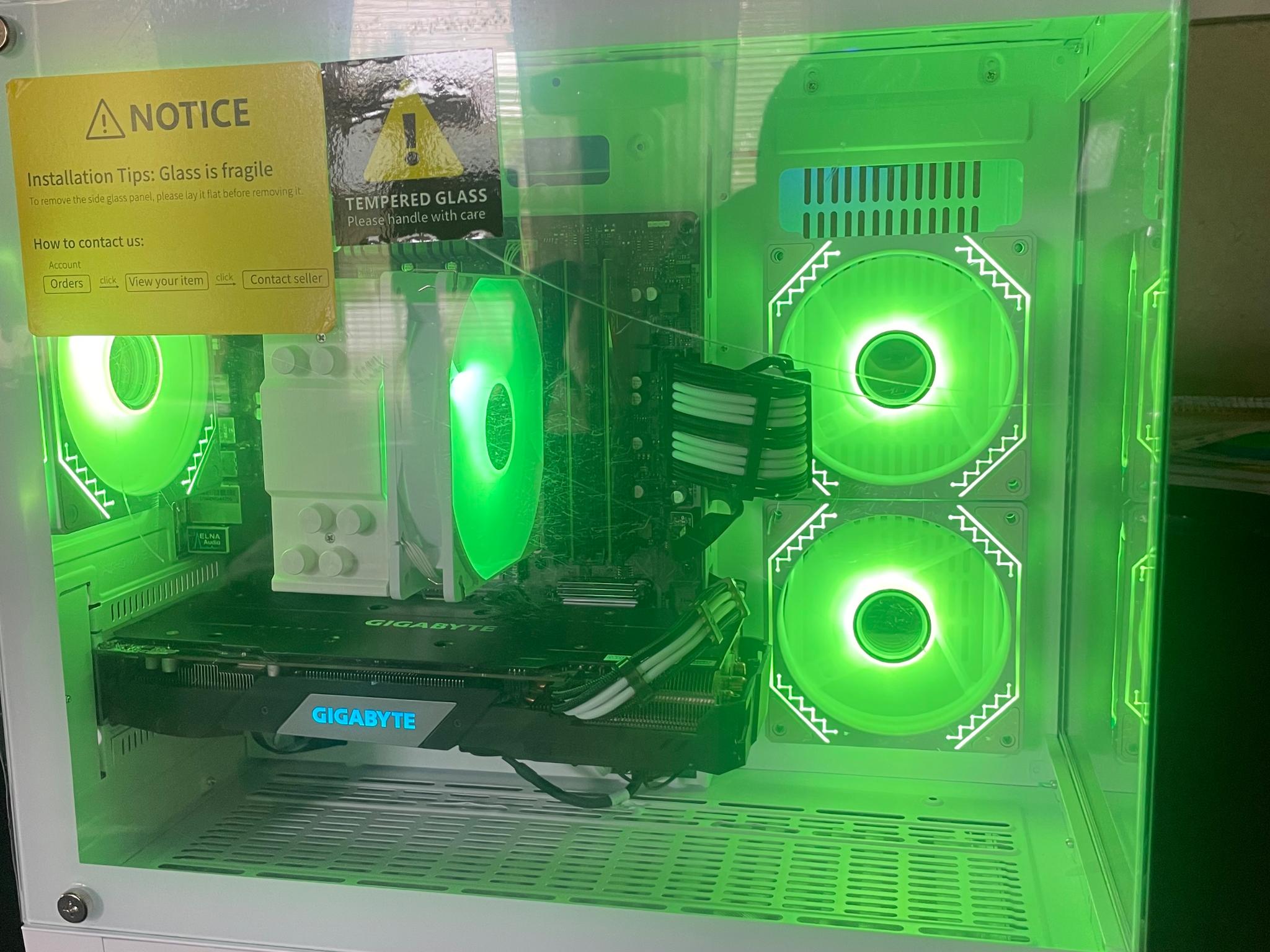 Ryzen 5, Nvidia 2060 Super - White RGB Gaming PC