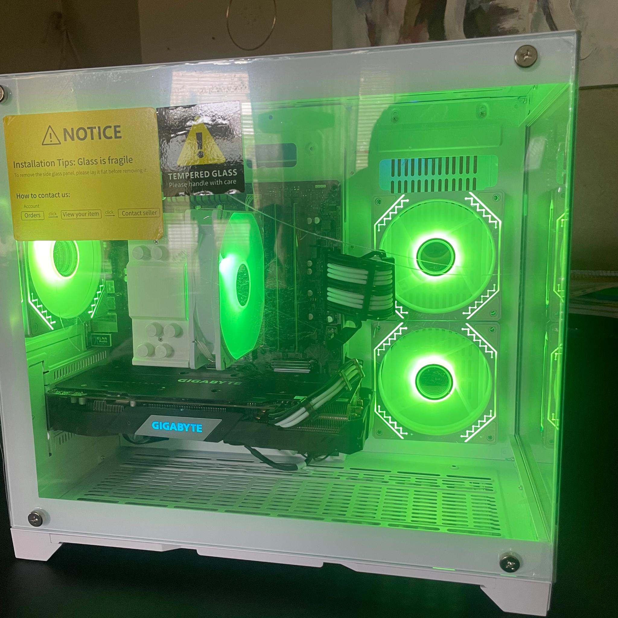 Ryzen 5, Nvidia 2060 Super - White RGB Gaming PC