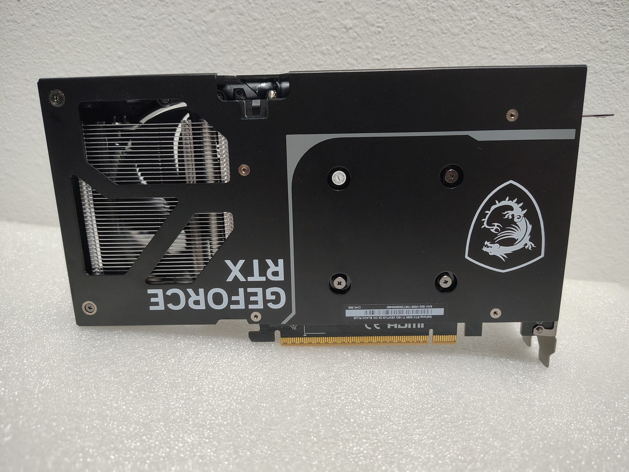 5060 Ti 16 GB - MSI VENTUS 2X OC BLACK