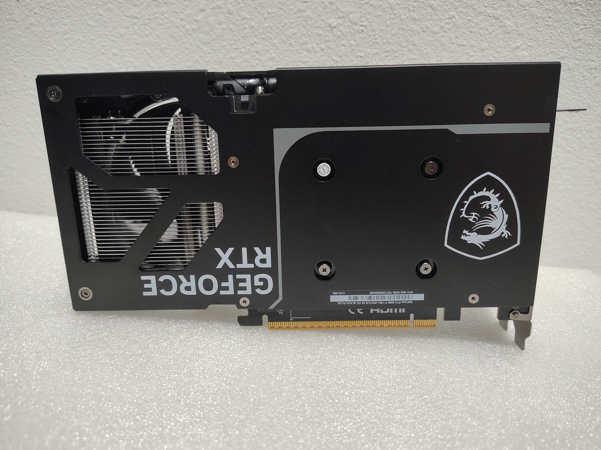 MSI VENTUS 2X OC BLACK GeForce RTX 5060 Ti 16GB - Image 4