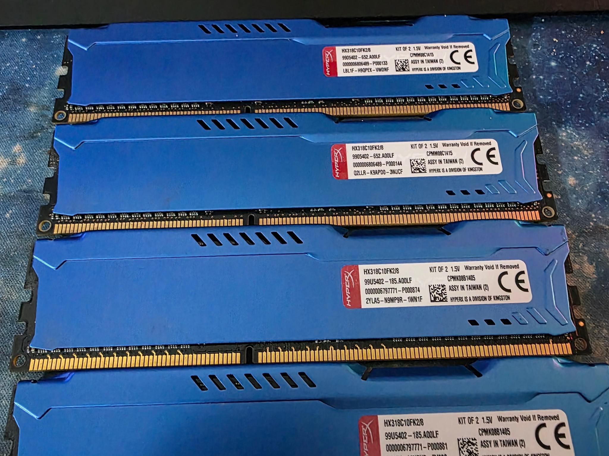 HyperX FURY DDR3-1600 DIMM 16GB (2x8GB) Desktop RAM PC3-12800 240-Pin