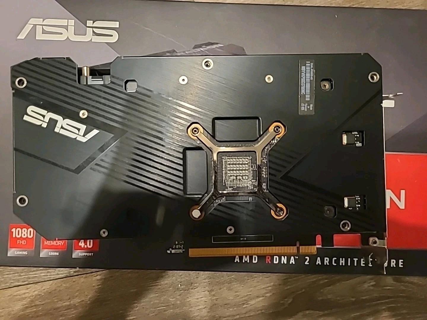 ASUS AMD Radeon RX 6600 — Excellent Condition — Original Box + Anti-Static Bag Included